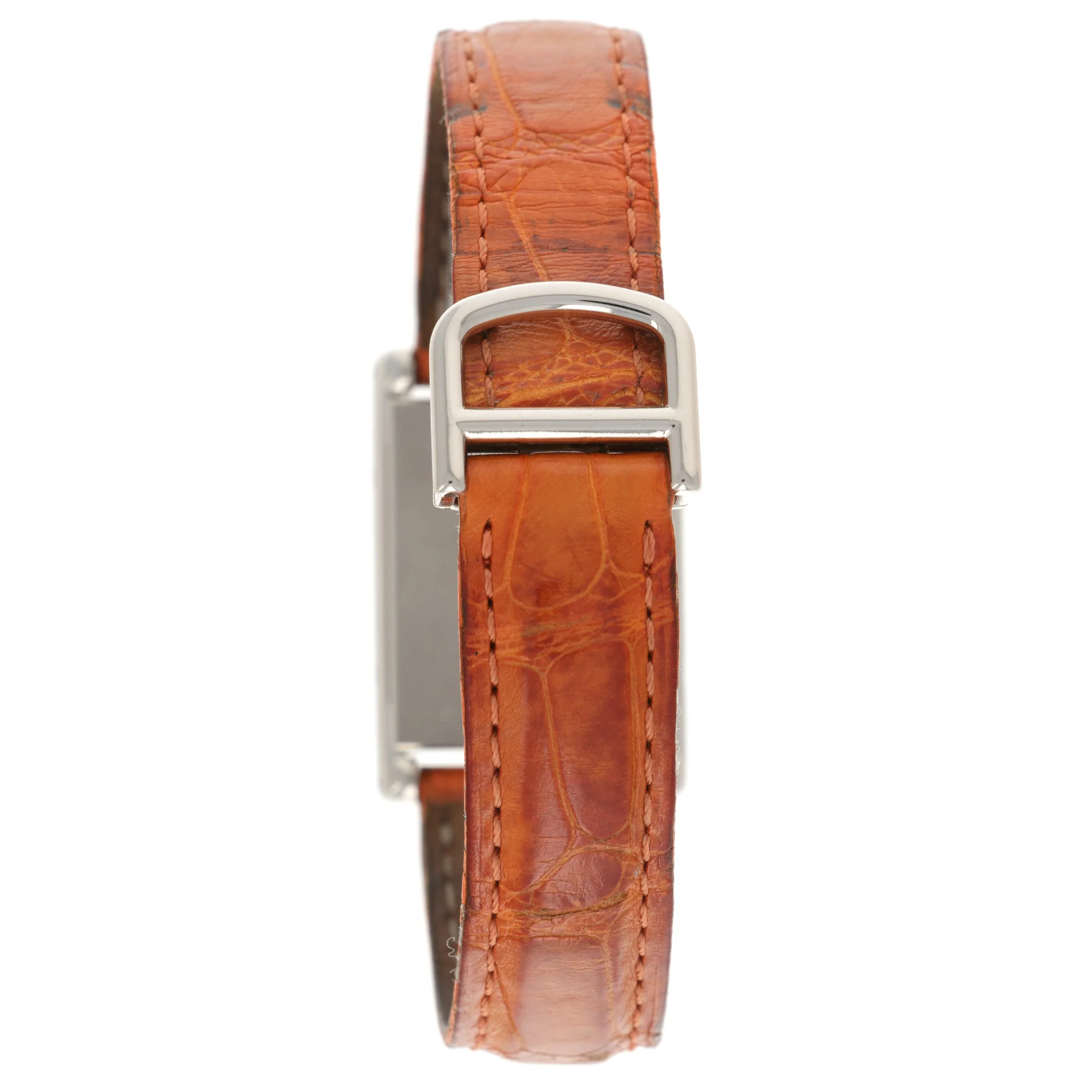 Cartier White Gold Tank Basculante Diamond Watch - Image 5