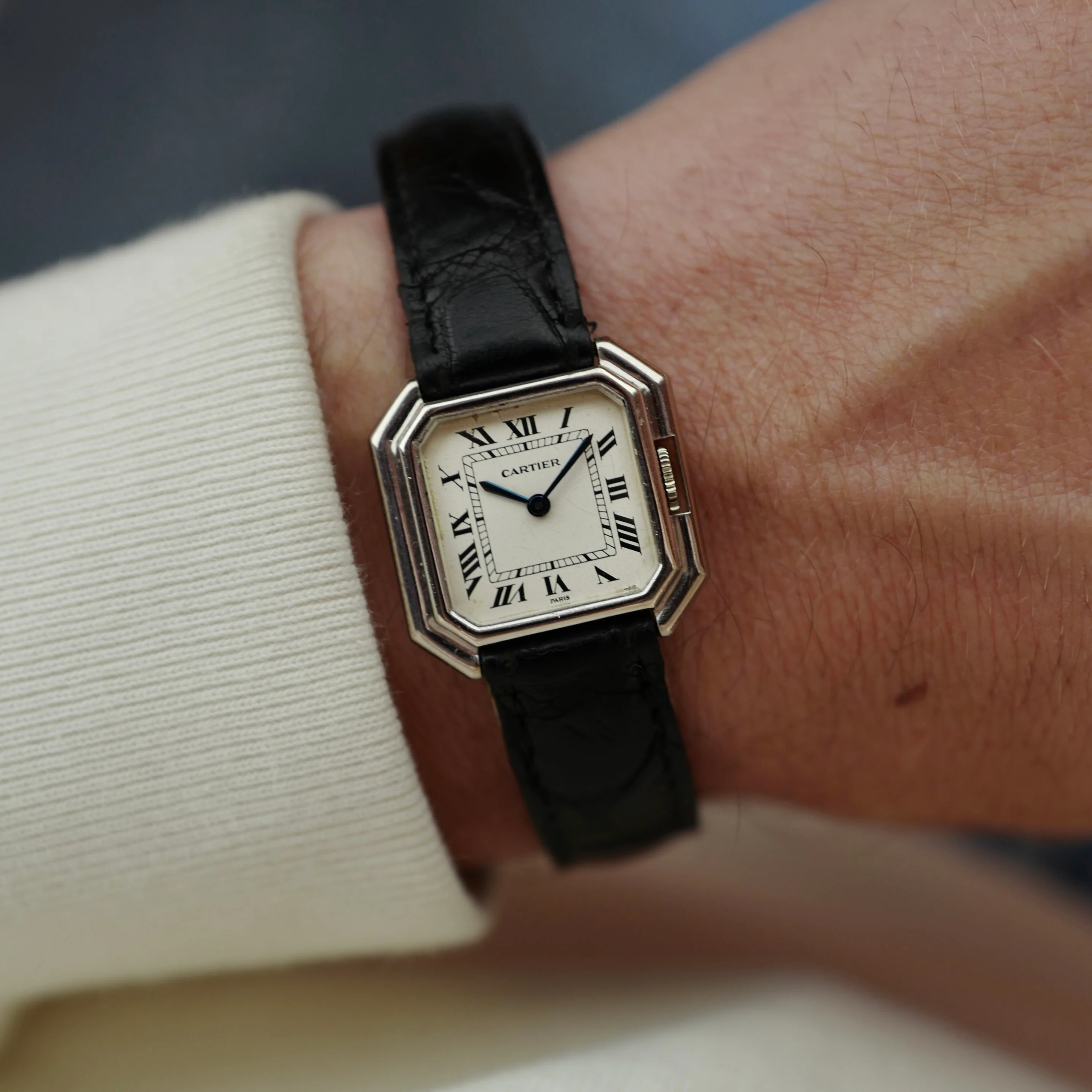 Cartier White Gold Tank Ceinture Watch (New Arrival) - Image 2