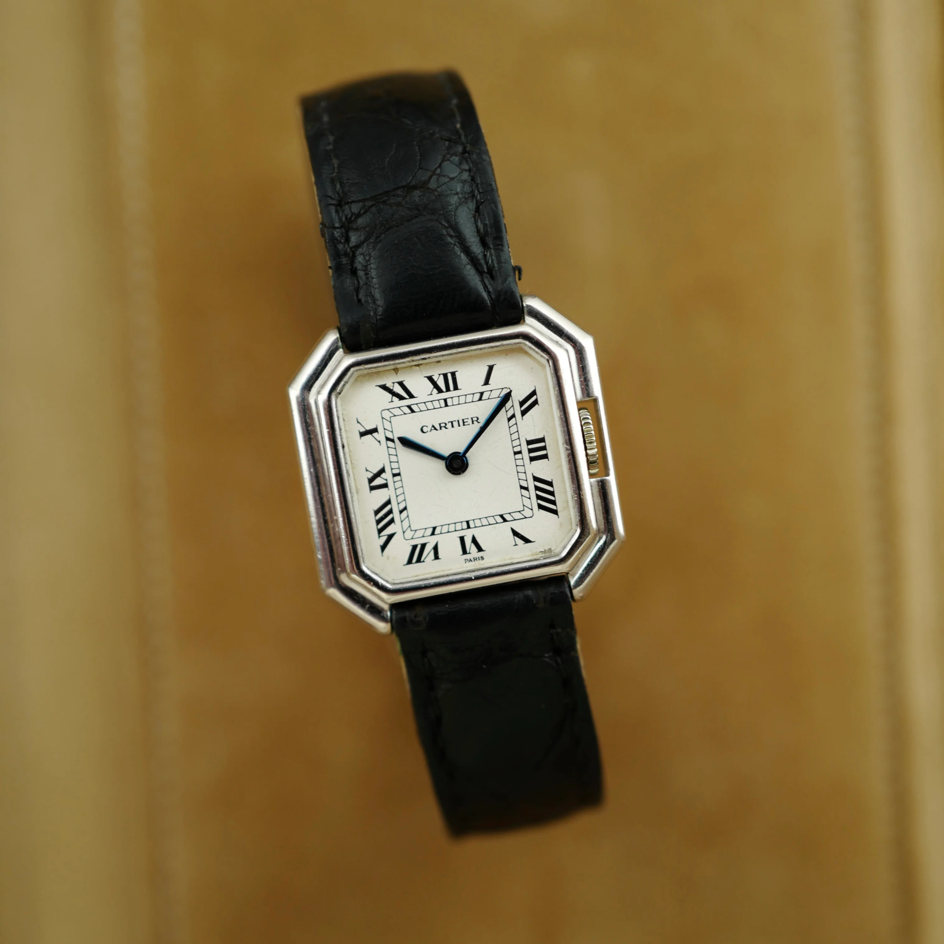 Cartier White Gold Tank Ceinture Watch (New Arrival) - Image 5
