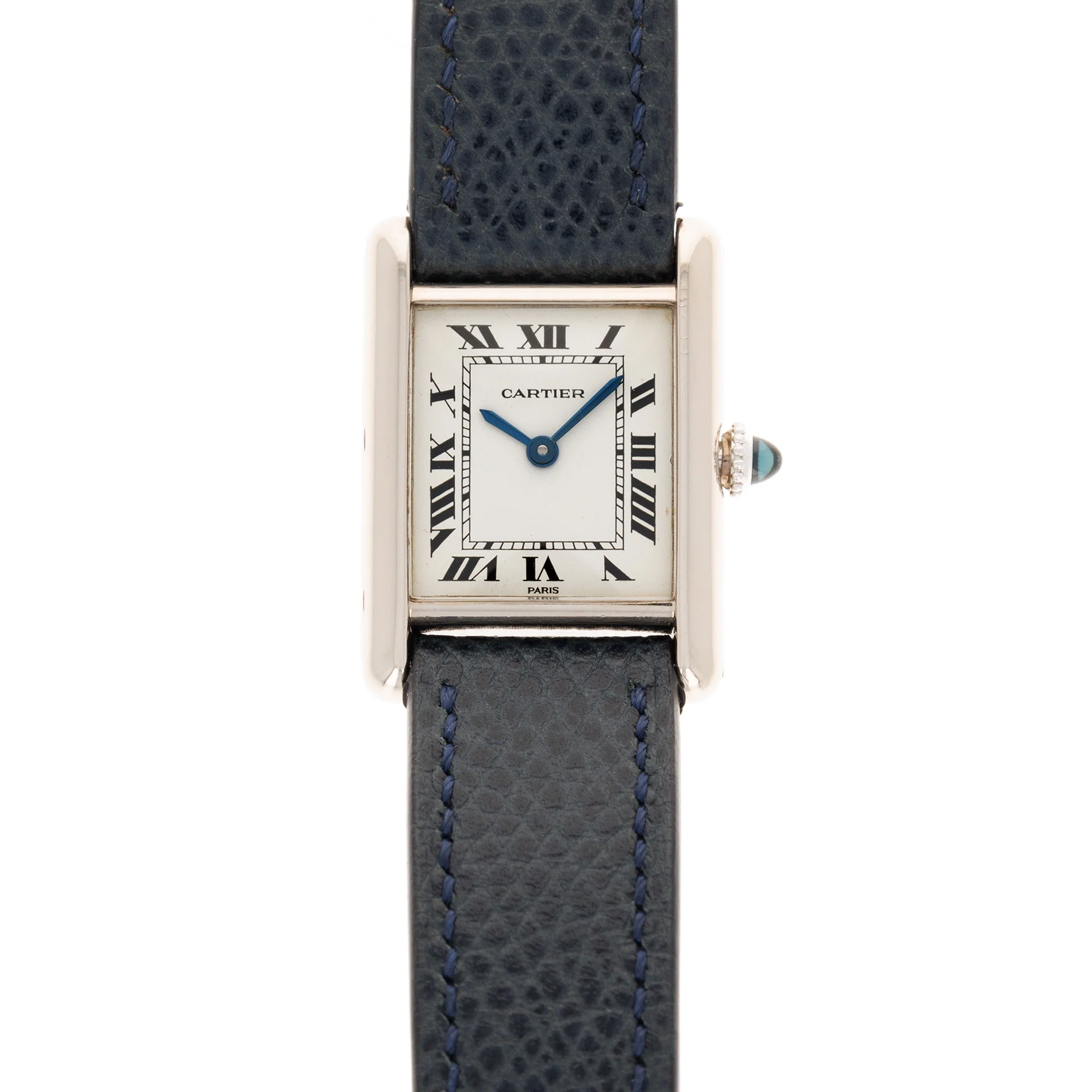 Cartier White Gold Tank Watch