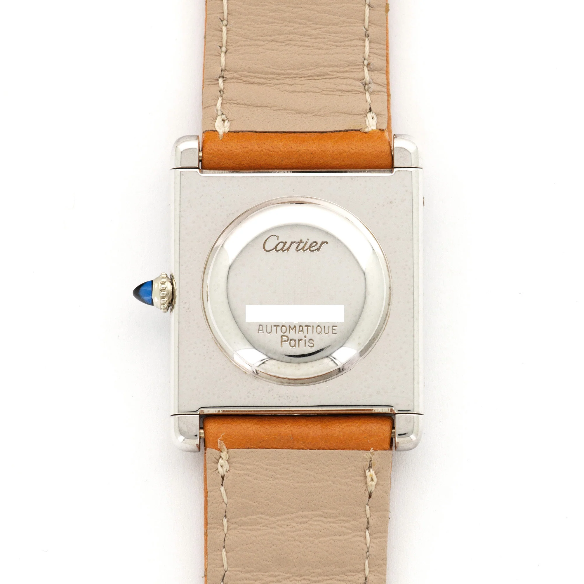 Cartier White Gold Tank XL Automatique Watch - Image 4