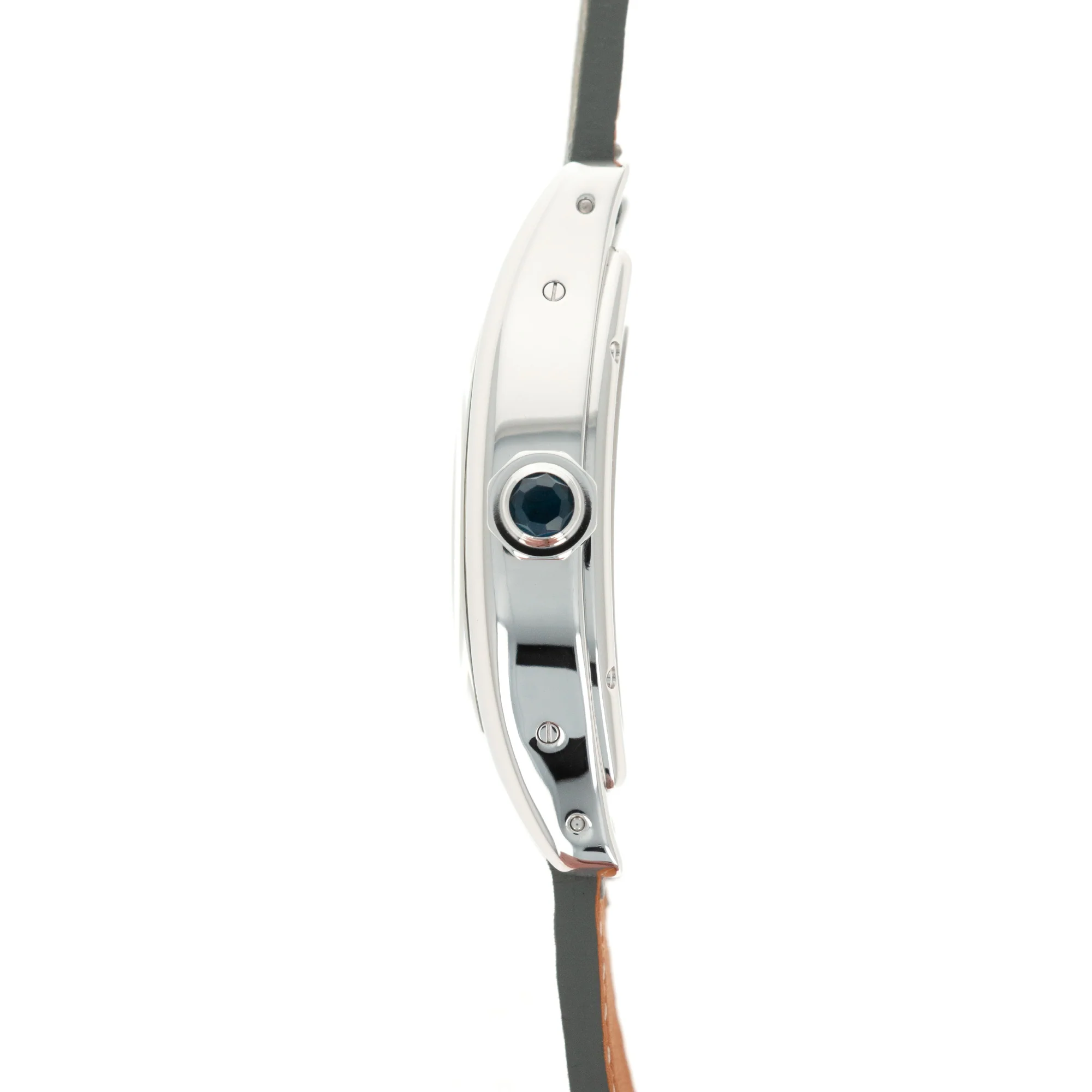 Cartier White Gold Tortue Monopoussir Watch, Ref 2396 - Image 3
