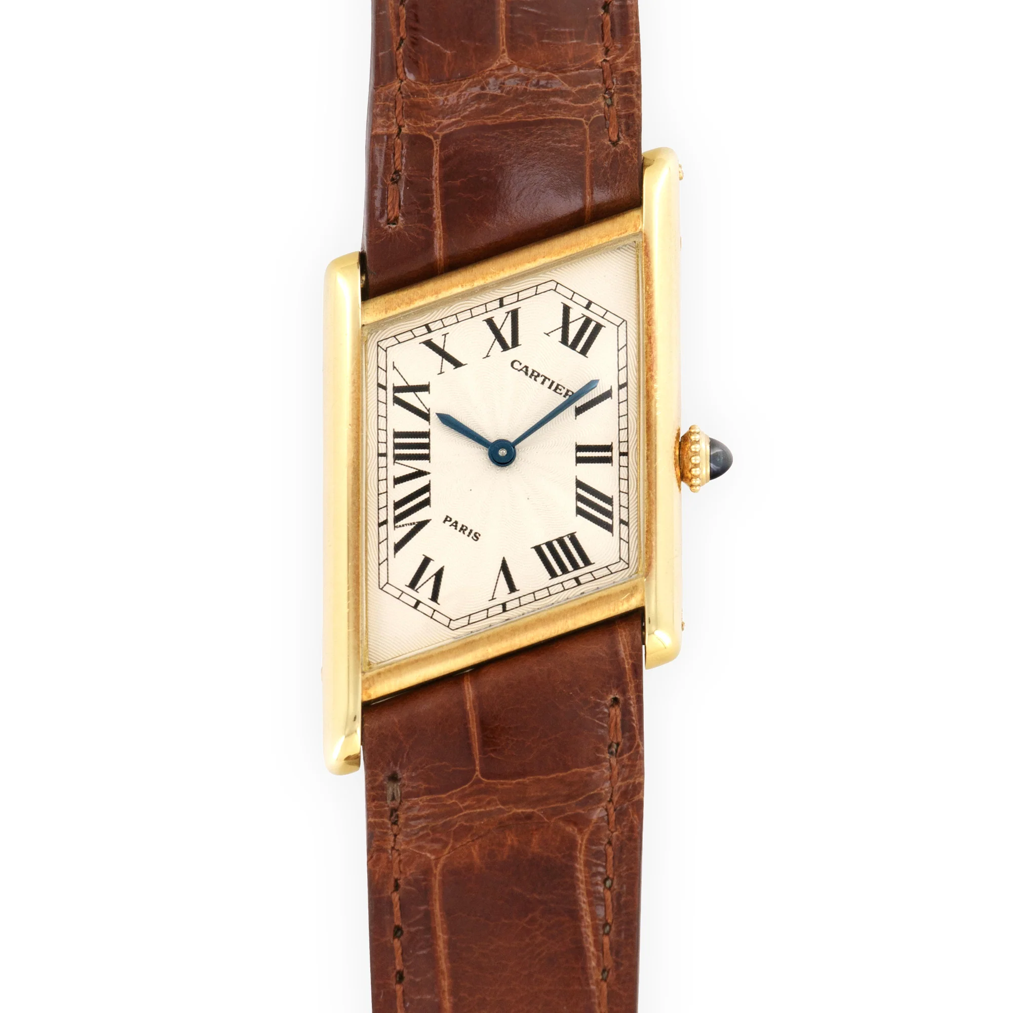 Cartier Yellow Gold Asymmetrical Tank Watch, Piece Unique