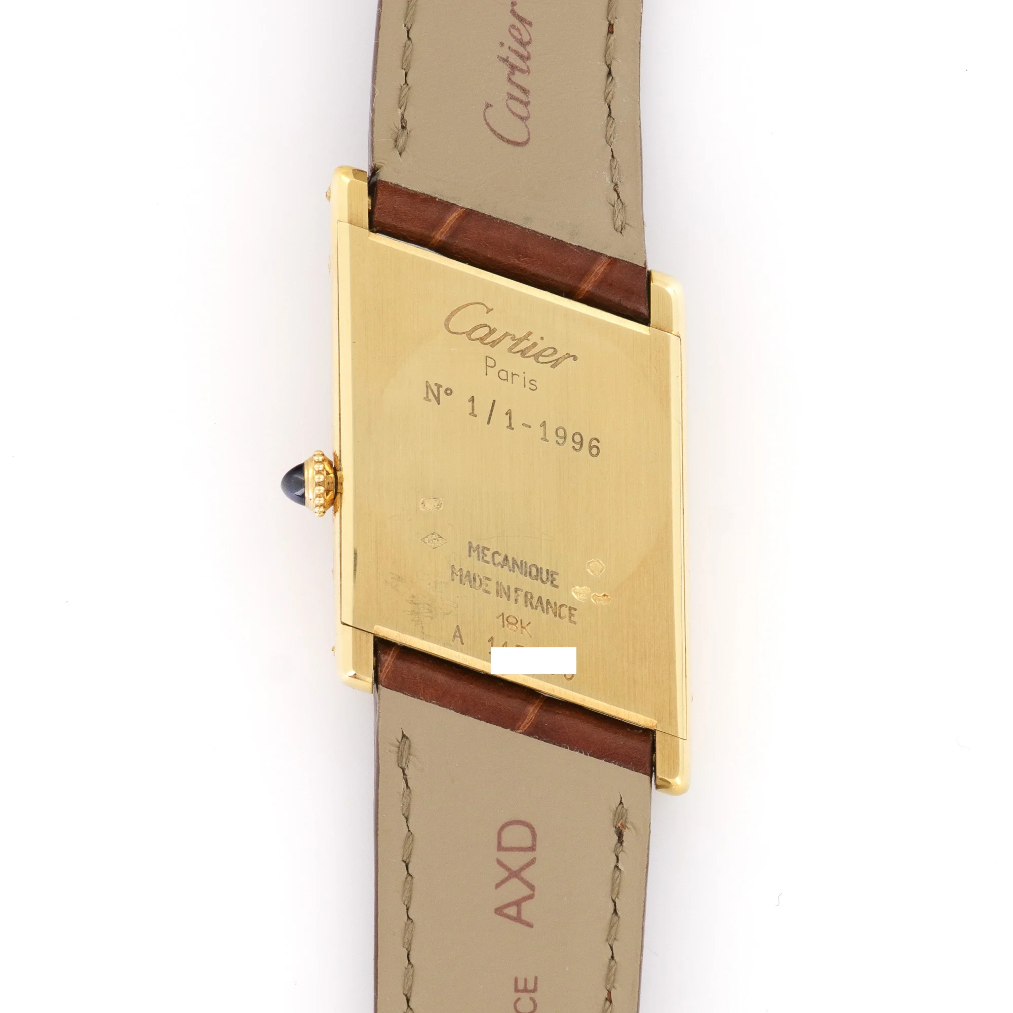 Cartier Yellow Gold Asymmetrical Tank Watch, Piece Unique - Image 4