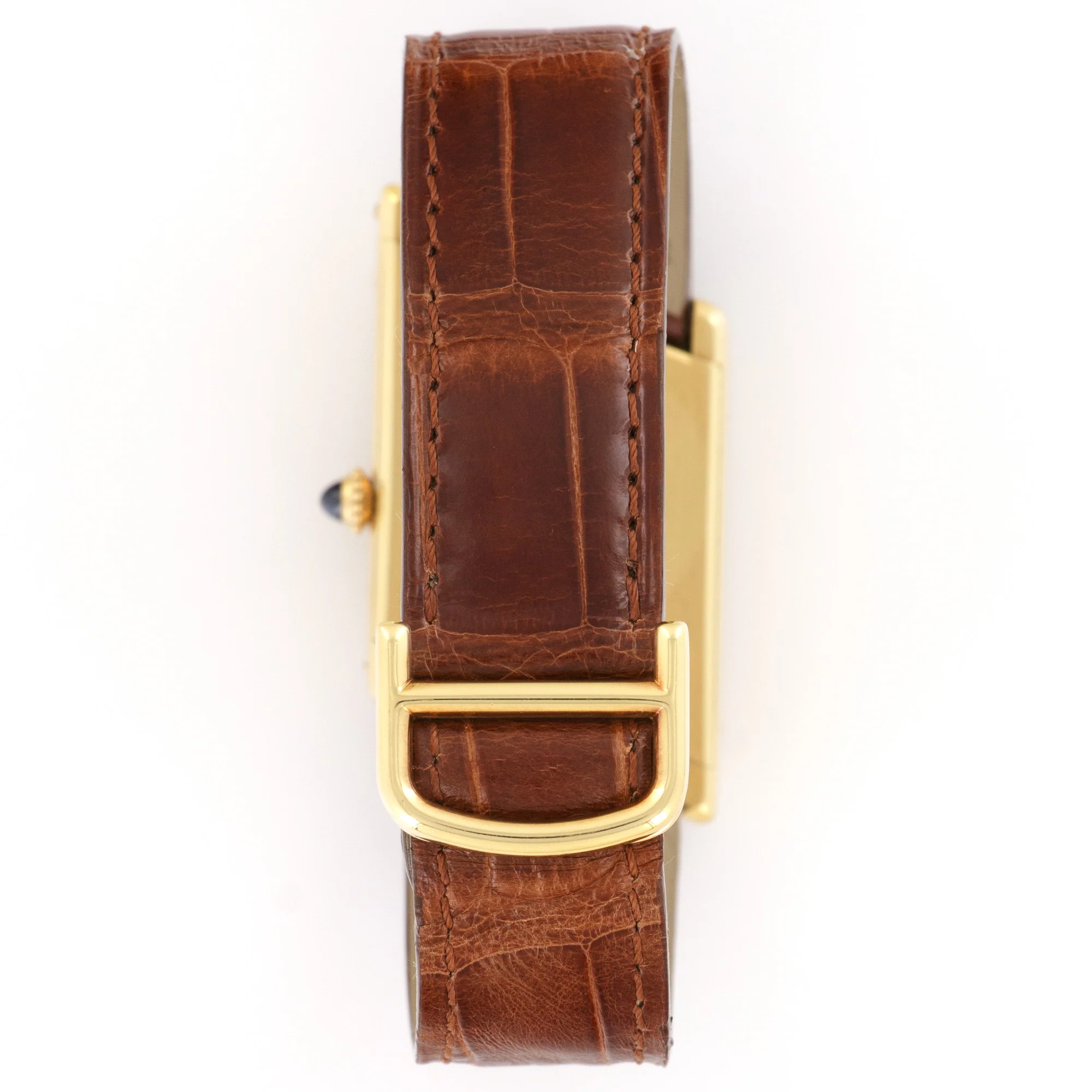 Cartier Yellow Gold Asymmetrical Tank Watch, Piece Unique - Image 5