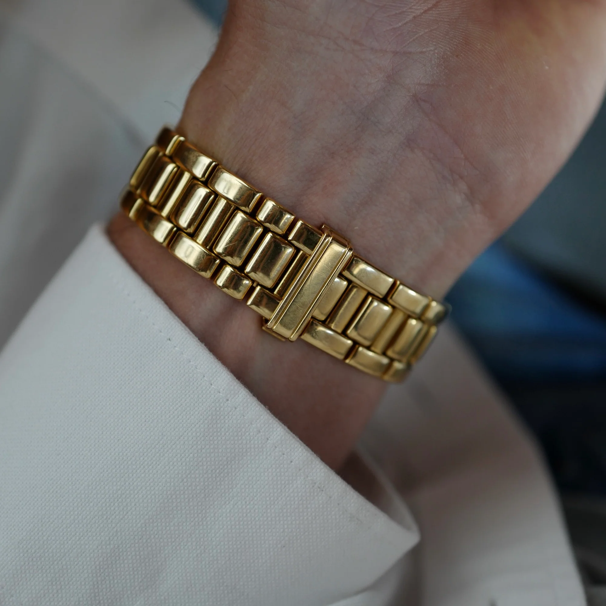 Cartier Yellow Gold Automatic Pasha Ref. 1989 with Rare Black Dial - Image 8