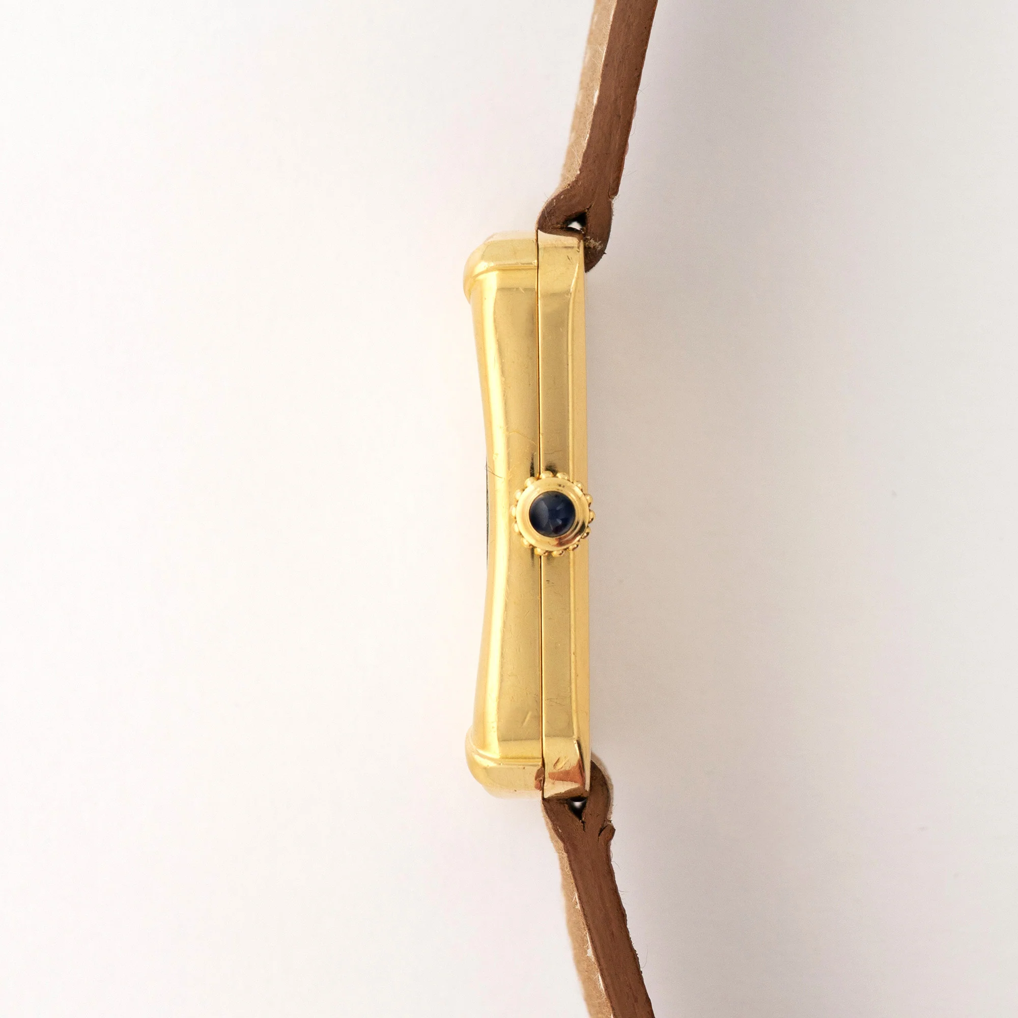 Cartier Yellow Gold Bamboo Coussin Watch - Image 3