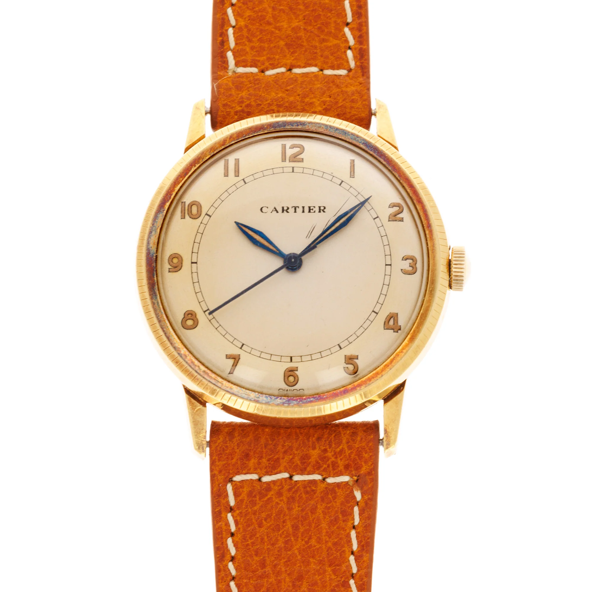 Cartier Yellow Gold Bumper Automatic Watch, European Watch & Clock