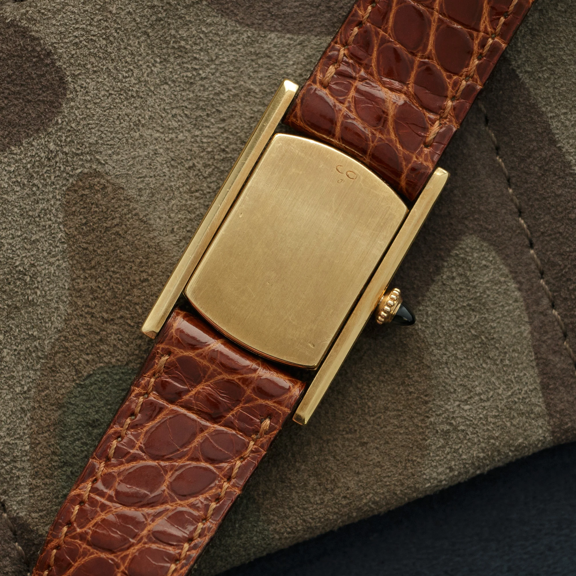 Cartier Yellow Gold Cabriolet Reversible Watch - Image 2