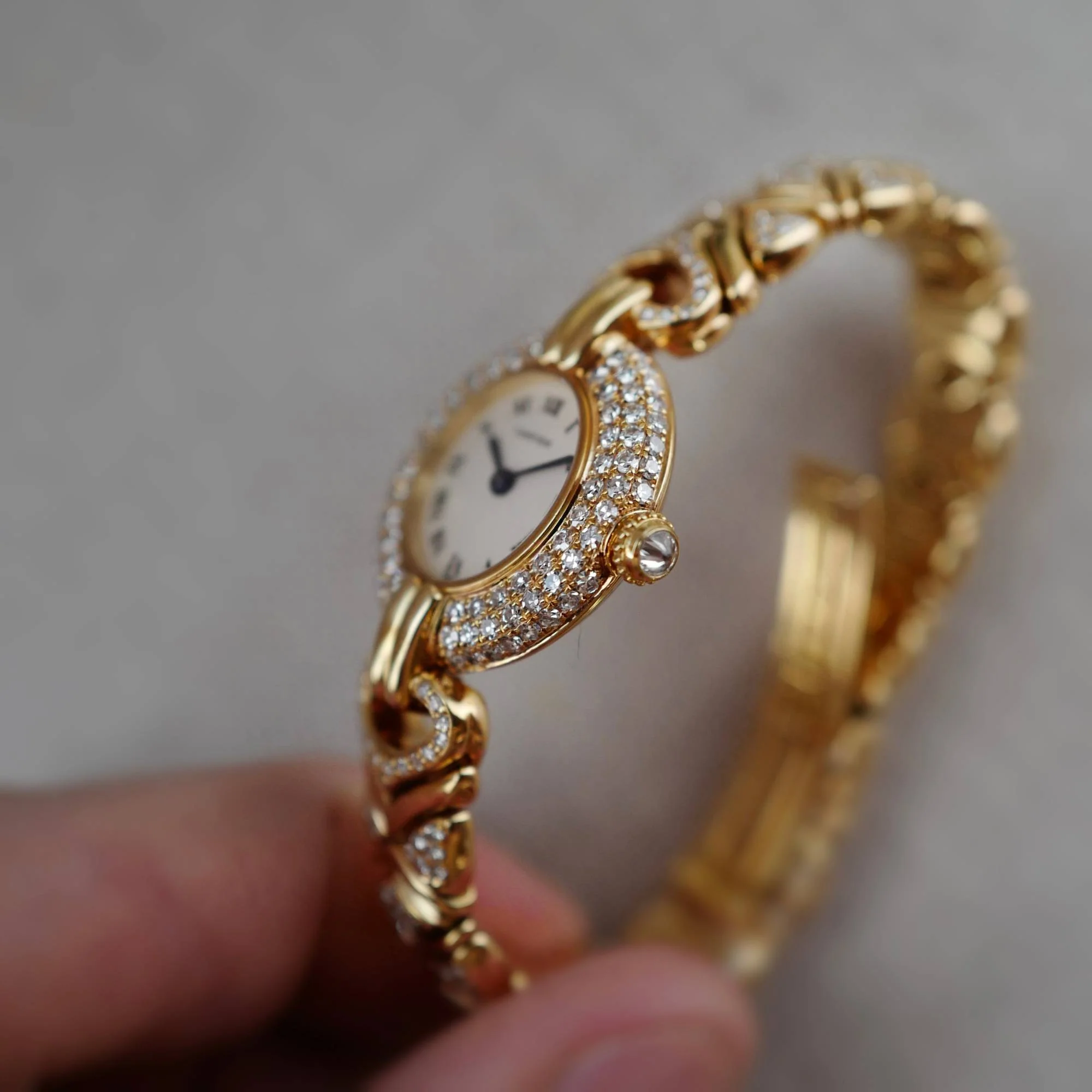 Cartier Yellow Gold Colisee with Factory Original Diamonds - Image 3