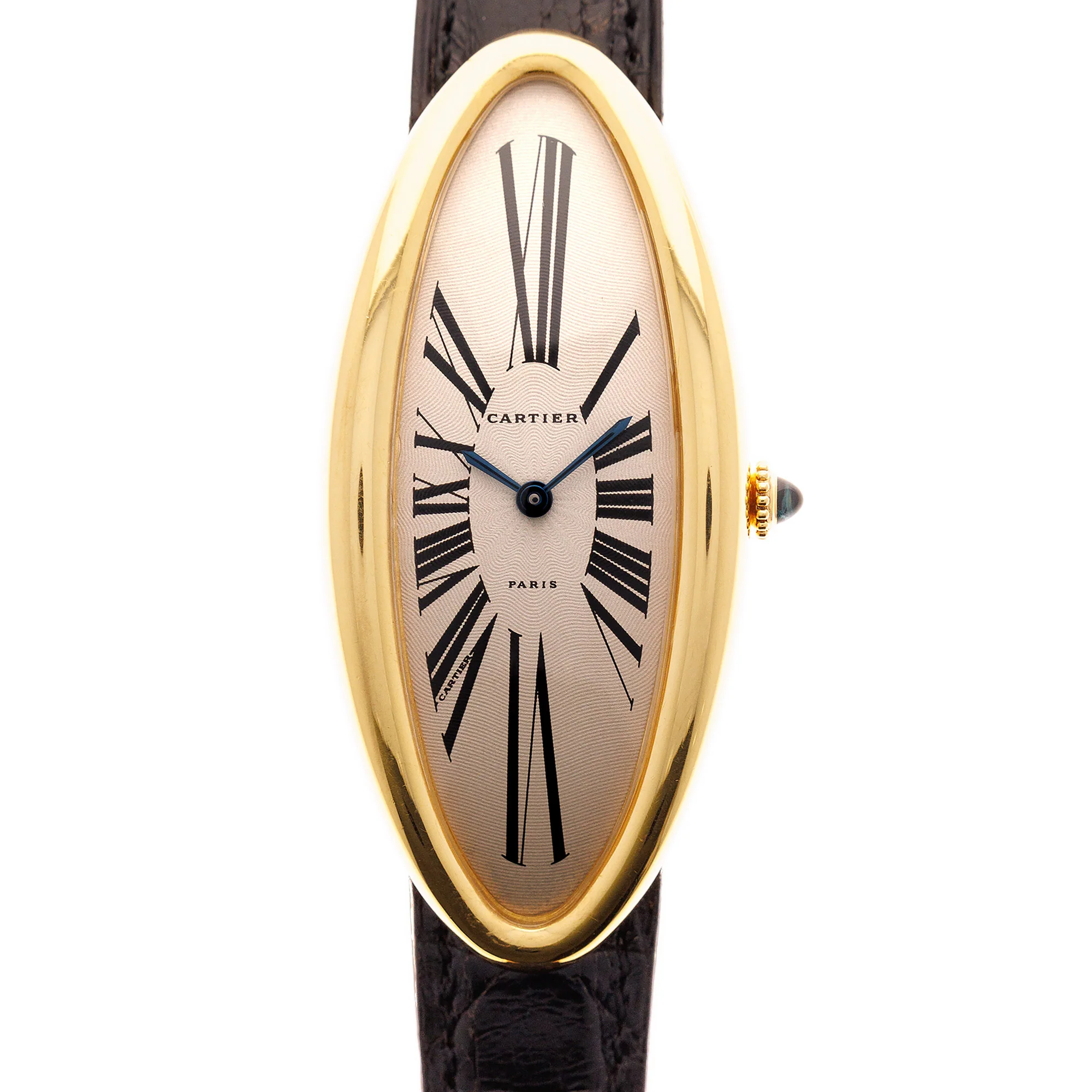 Cartier Yellow Gold Collection Prive Baignoire Allongee from 1991