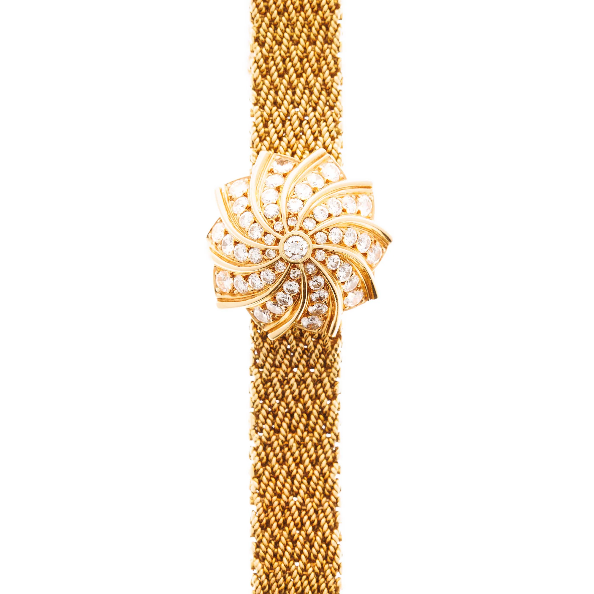 Cartier Yellow Gold Diamond Cover Watch