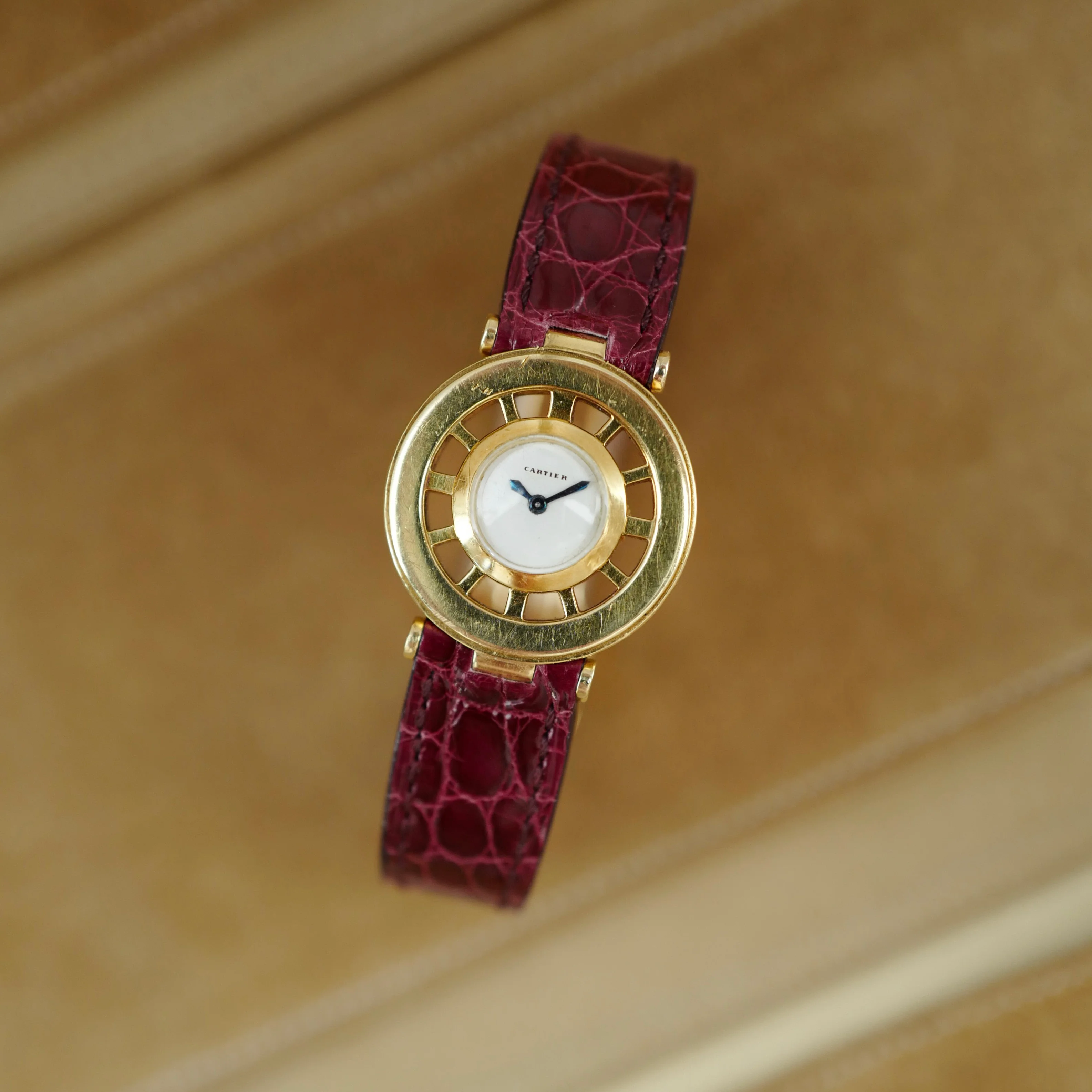 Cartier Yellow Gold Gouvernail Helm Watch (New Arrival) - Image 3