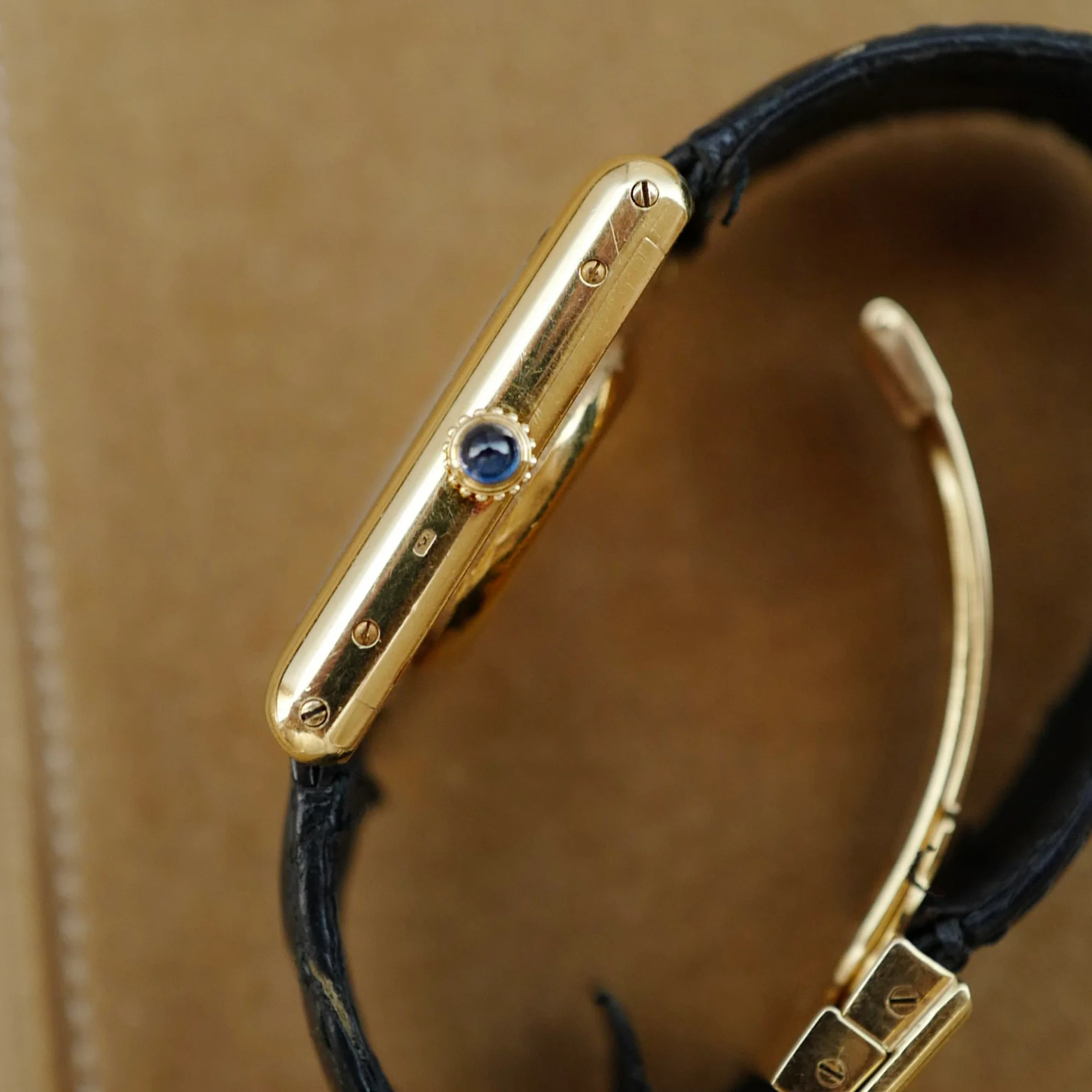 Cartier Yellow Gold Jumbo Tank Automatic Ref. 17011 - Image 3
