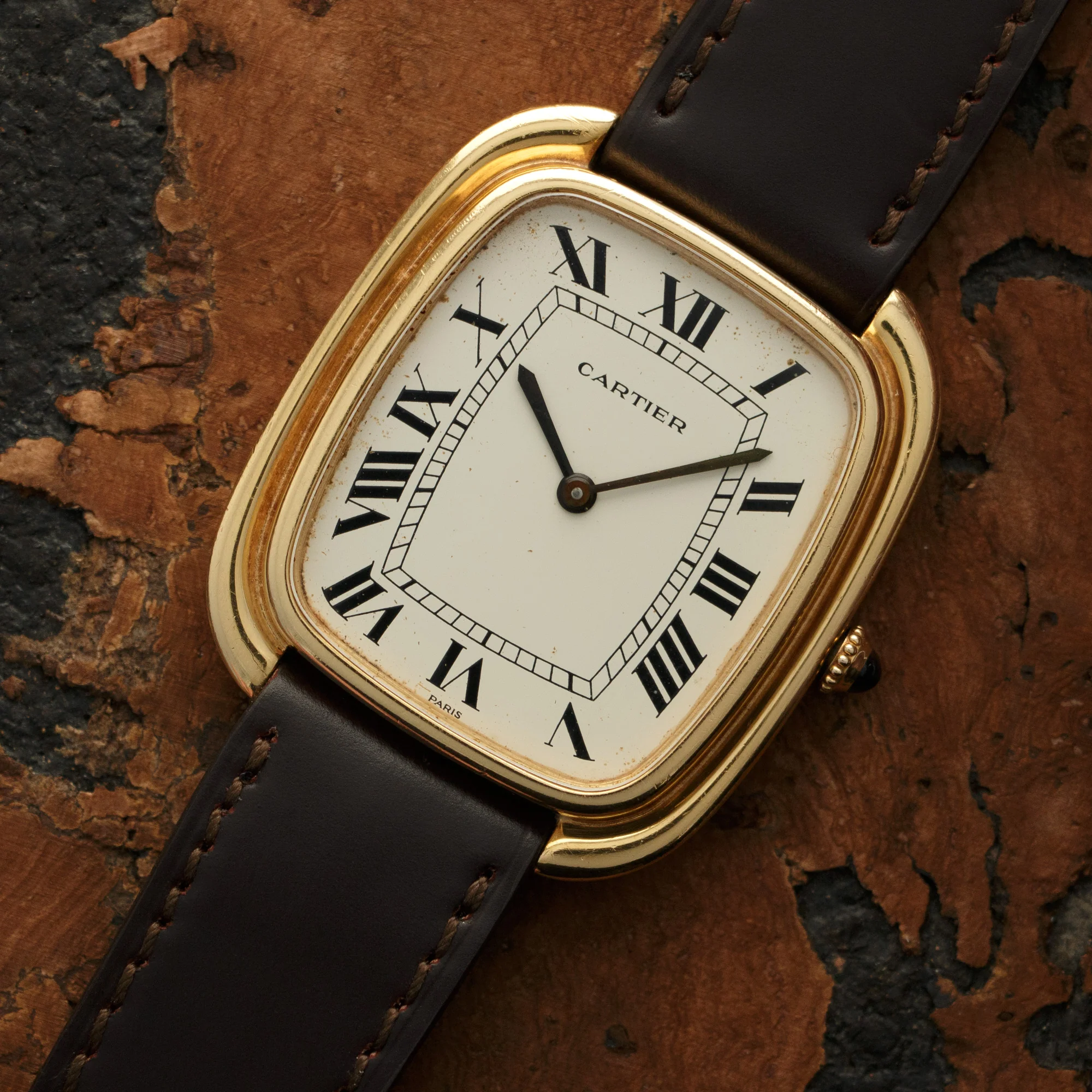 Cartier Yellow Gold Jumbo Tank Gondole Watch - Image 2