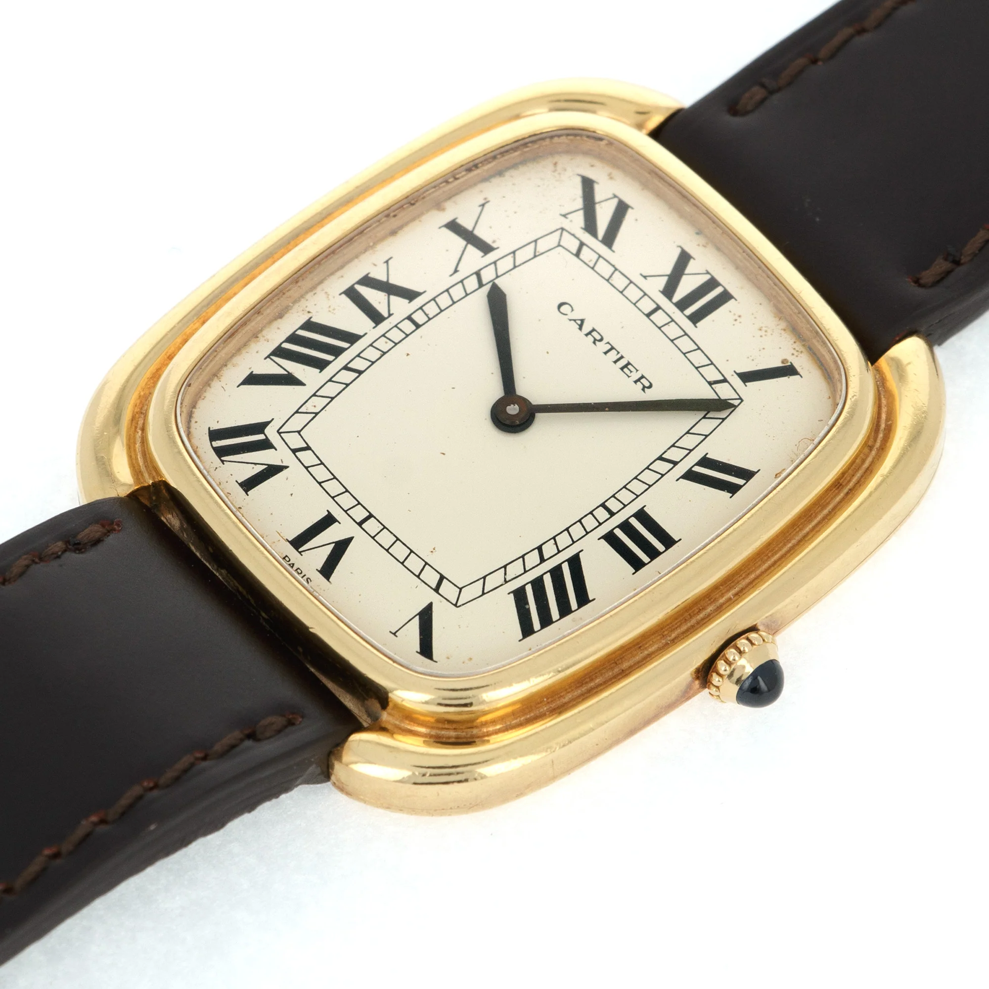 Cartier Yellow Gold Jumbo Tank Gondole Watch - Image 4
