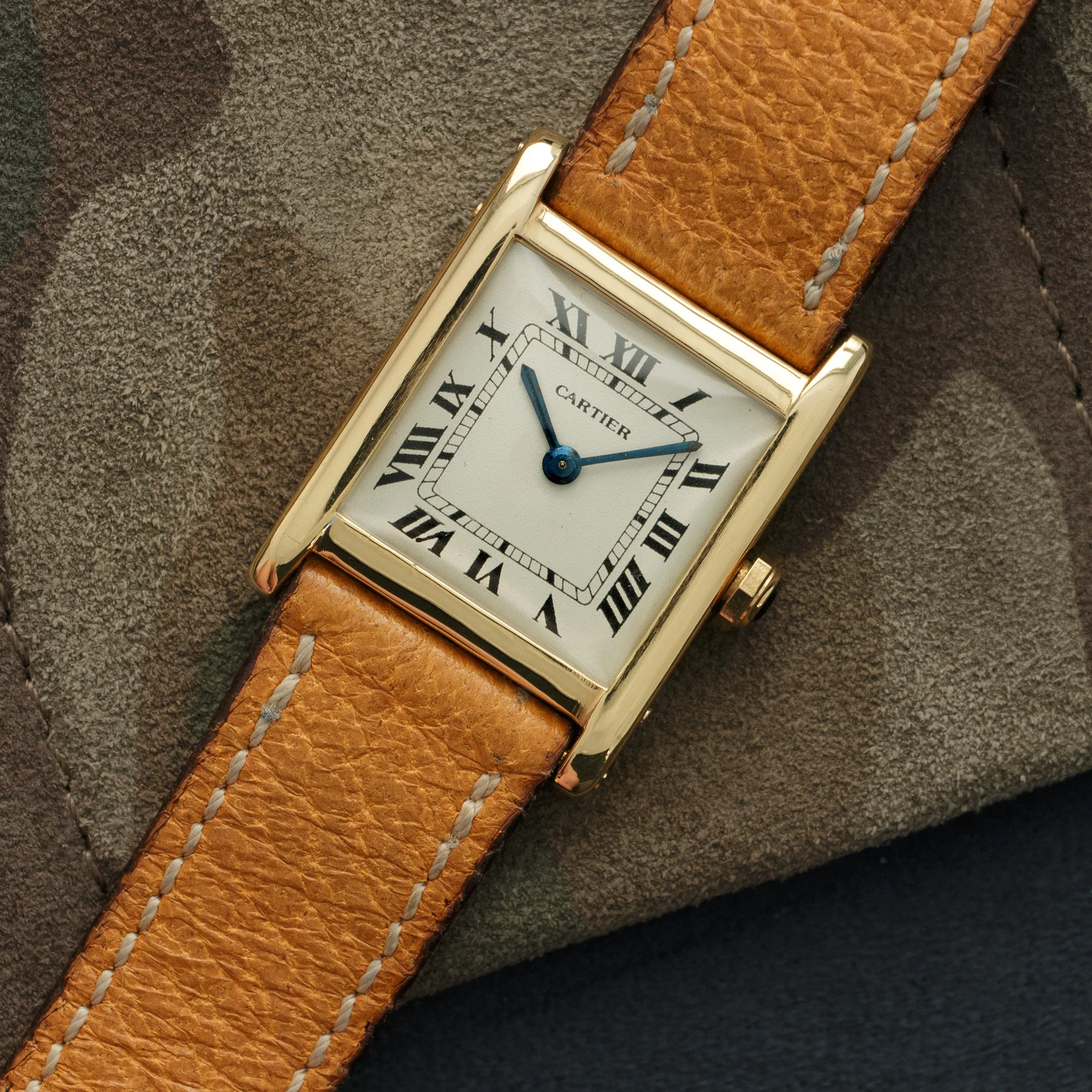 Cartier Yellow Gold Large Tank Speciale Watch, 1959 - Image 2