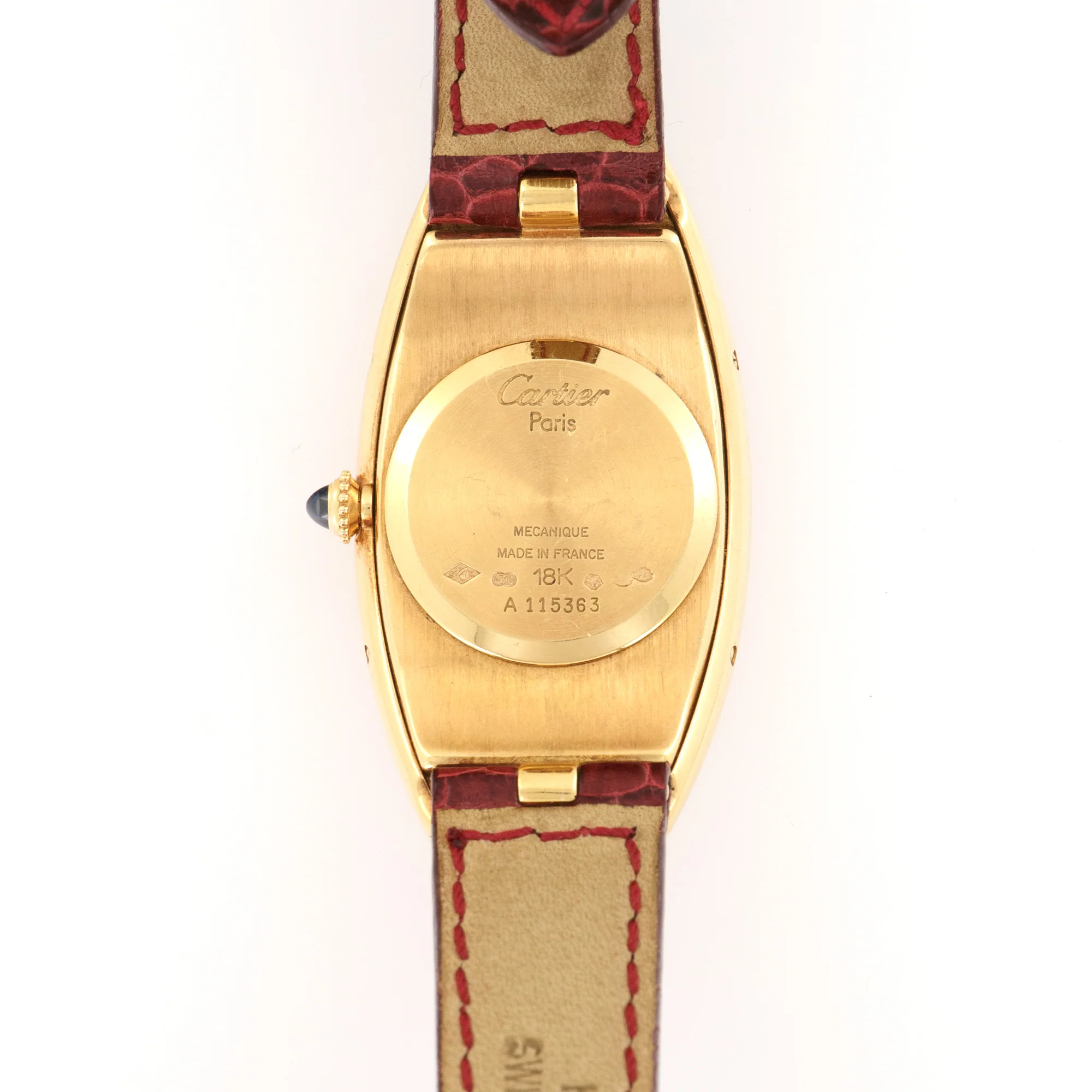 Cartier Yellow Gold Maxi Oval Watch - Image 4
