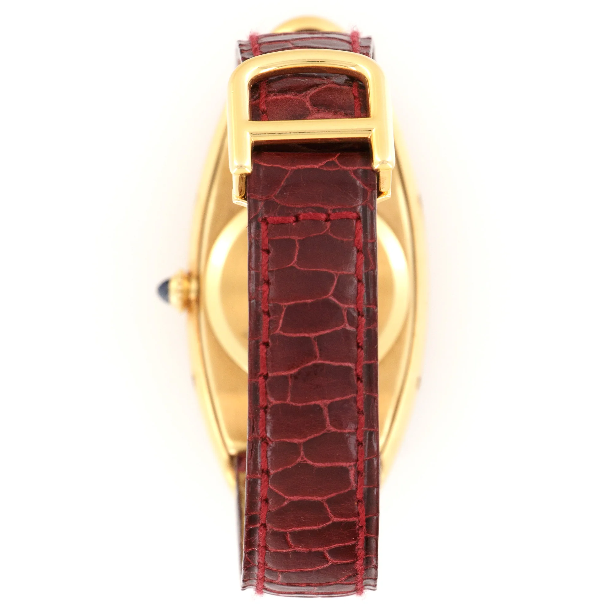 Cartier Yellow Gold Maxi Oval Watch - Image 5