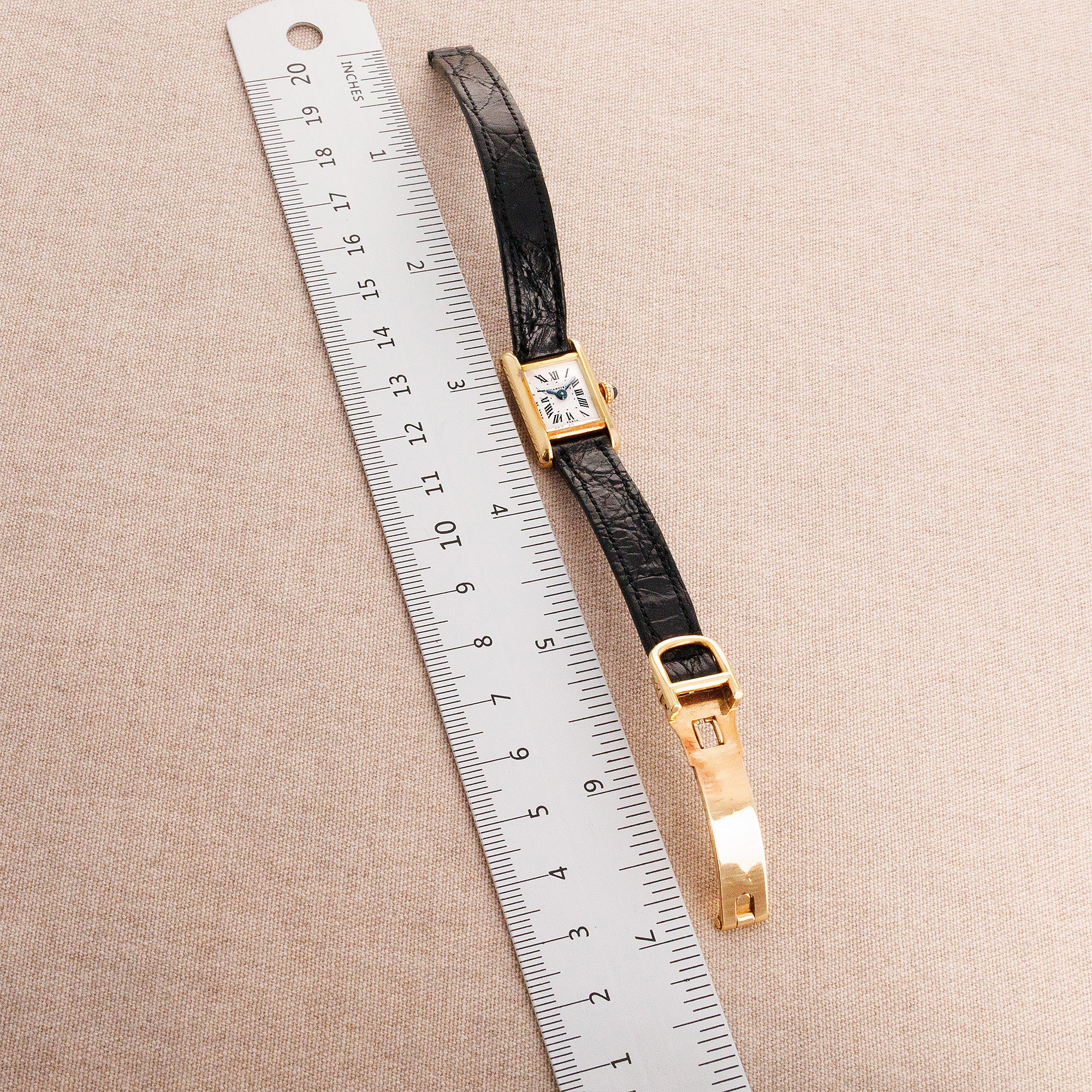 Cartier Yellow Gold Mini Tank, Circa 1970s - Image 5