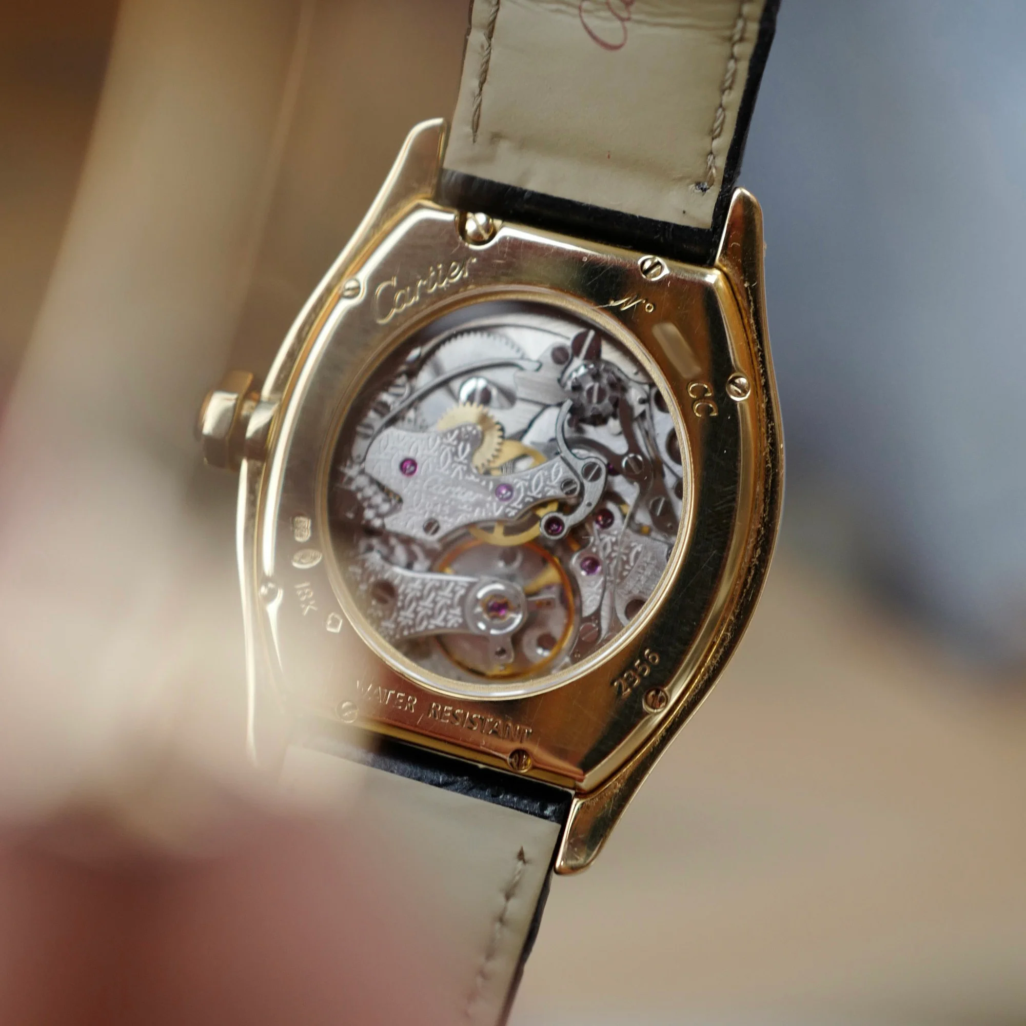 Cartier Yellow Gold Monopoussoir CPCP Watch Ref. 2356 - Image 3