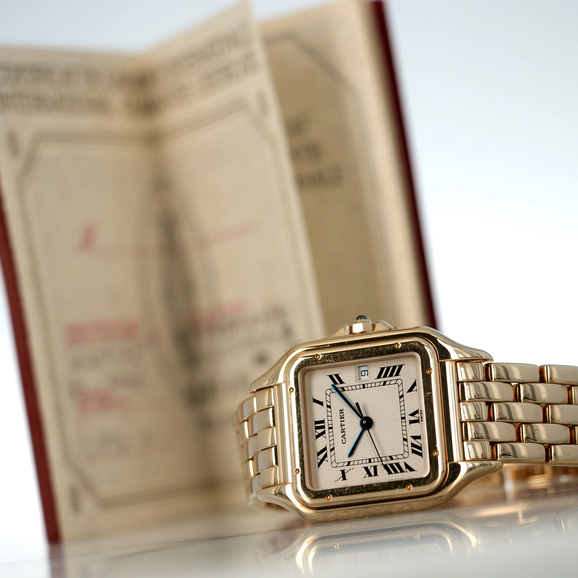 Cartier Yellow Gold Panthere Watch - Image 6