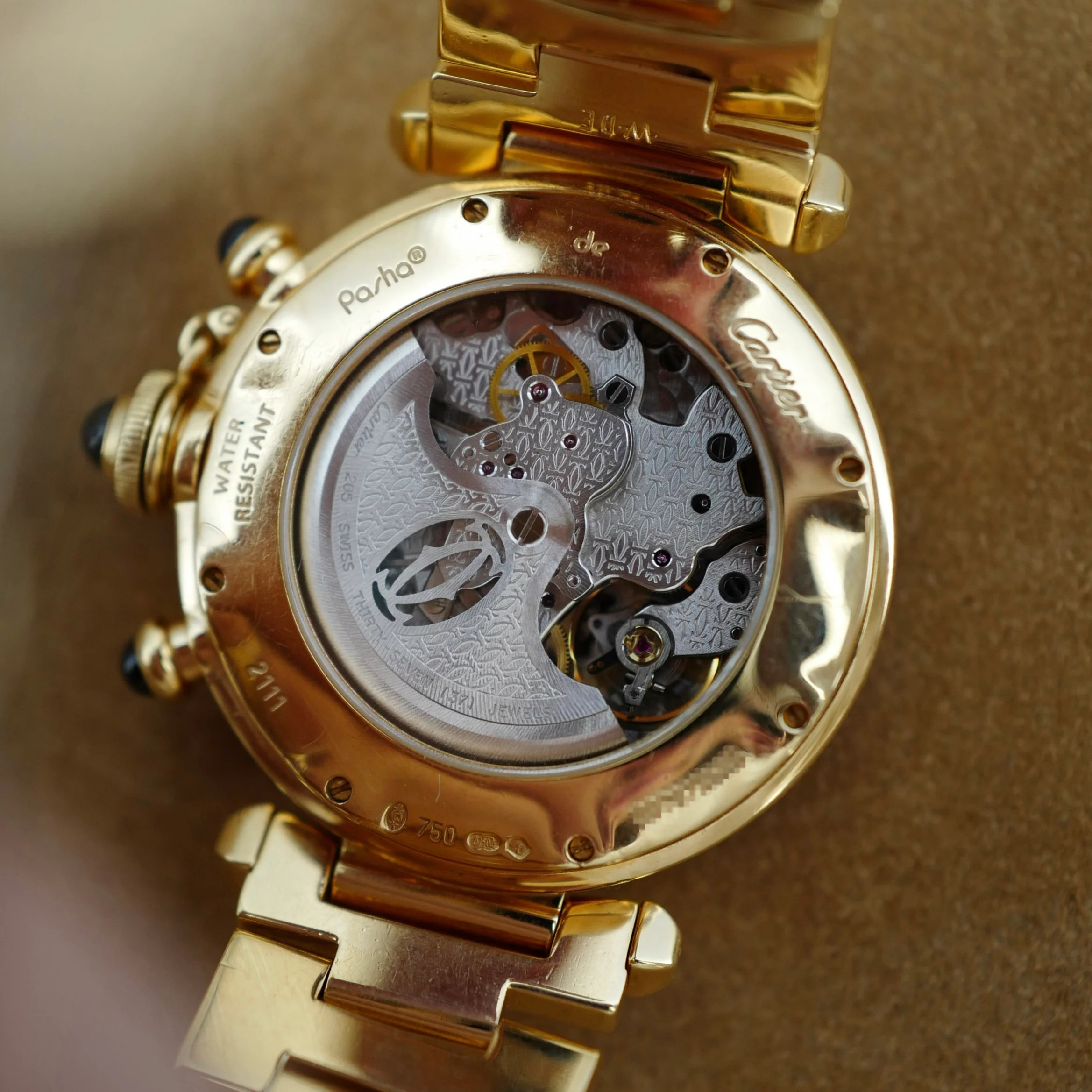 Cartier Yellow Gold Pasha Chronograph Ref. W3014051 - Image 5