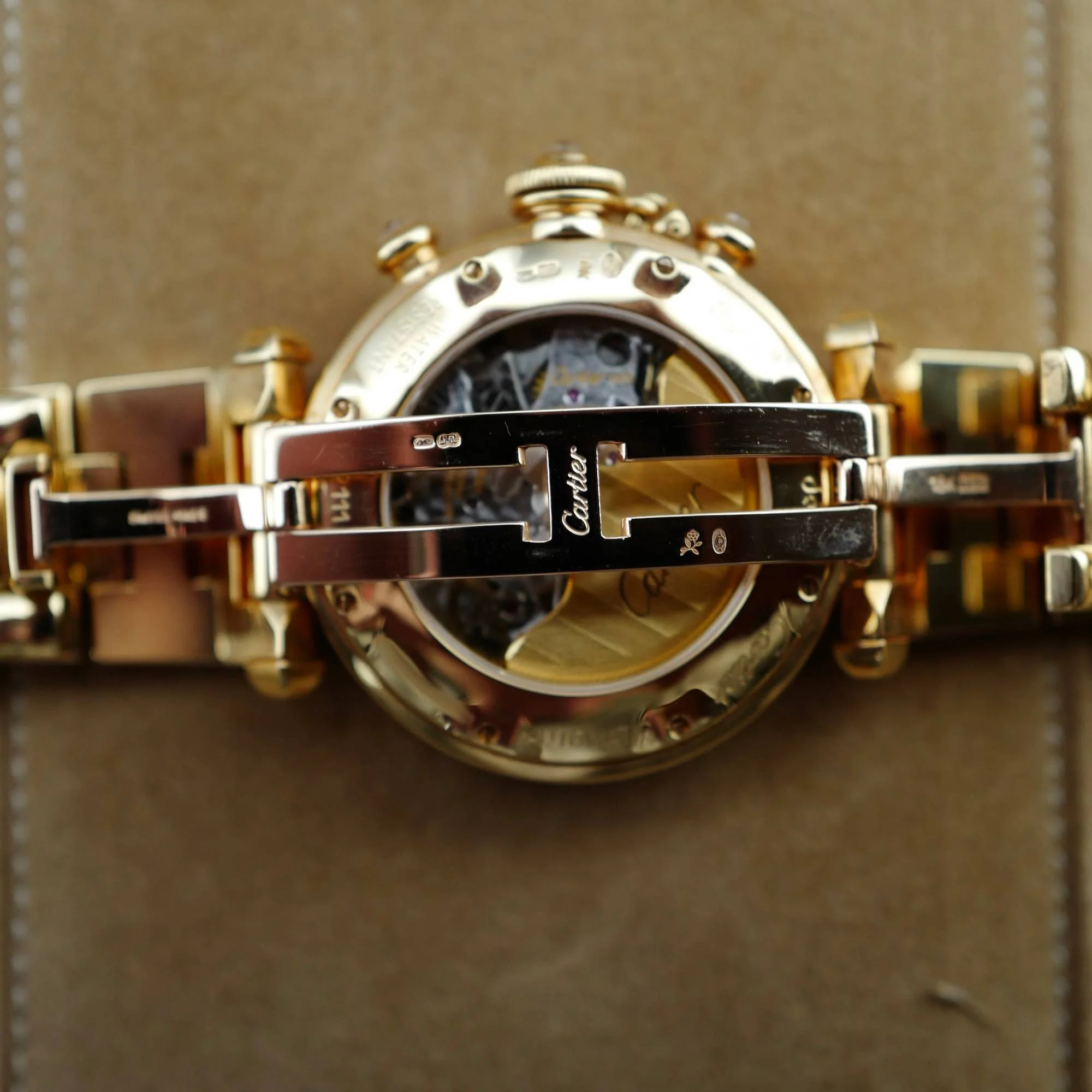 Cartier Yellow Gold Pasha de Cartier Prongeur Ref. 2111 - Image 6