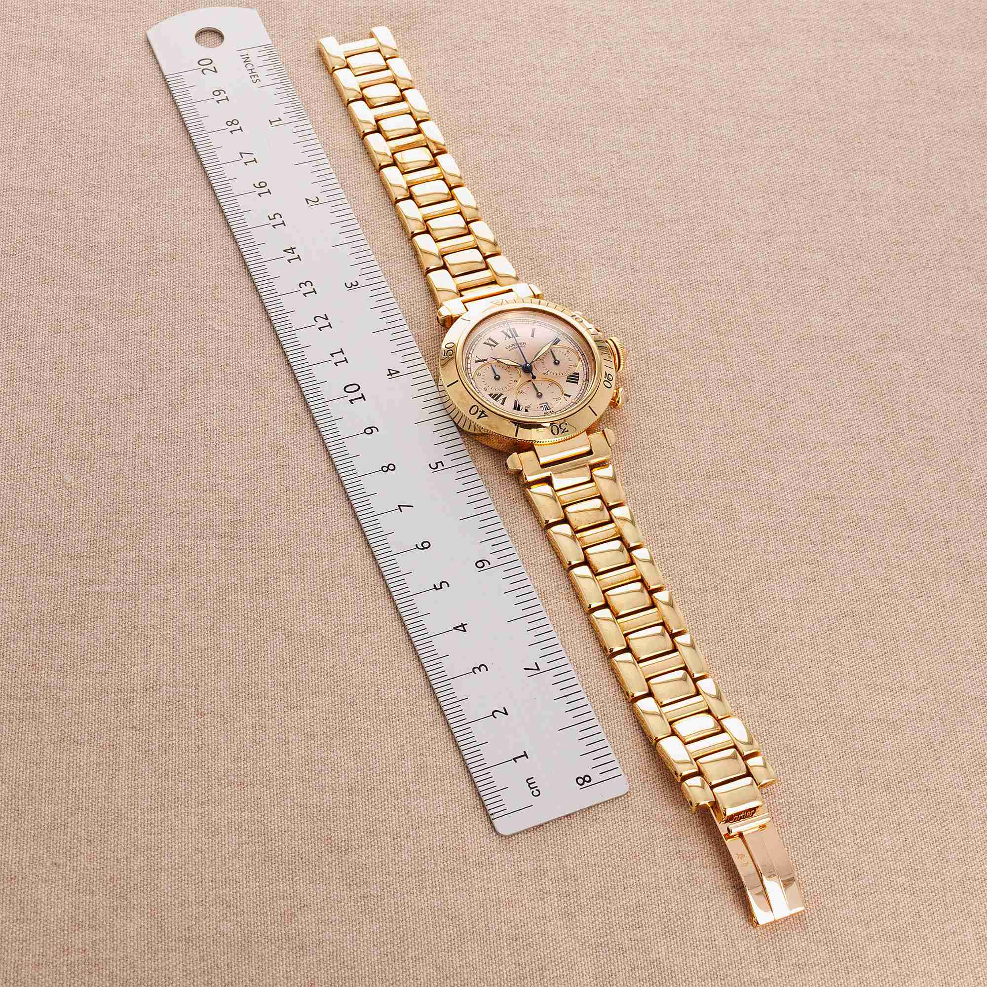 Cartier Yellow Gold Pasha de Cartier Prongeur Ref. 2111 - Image 7