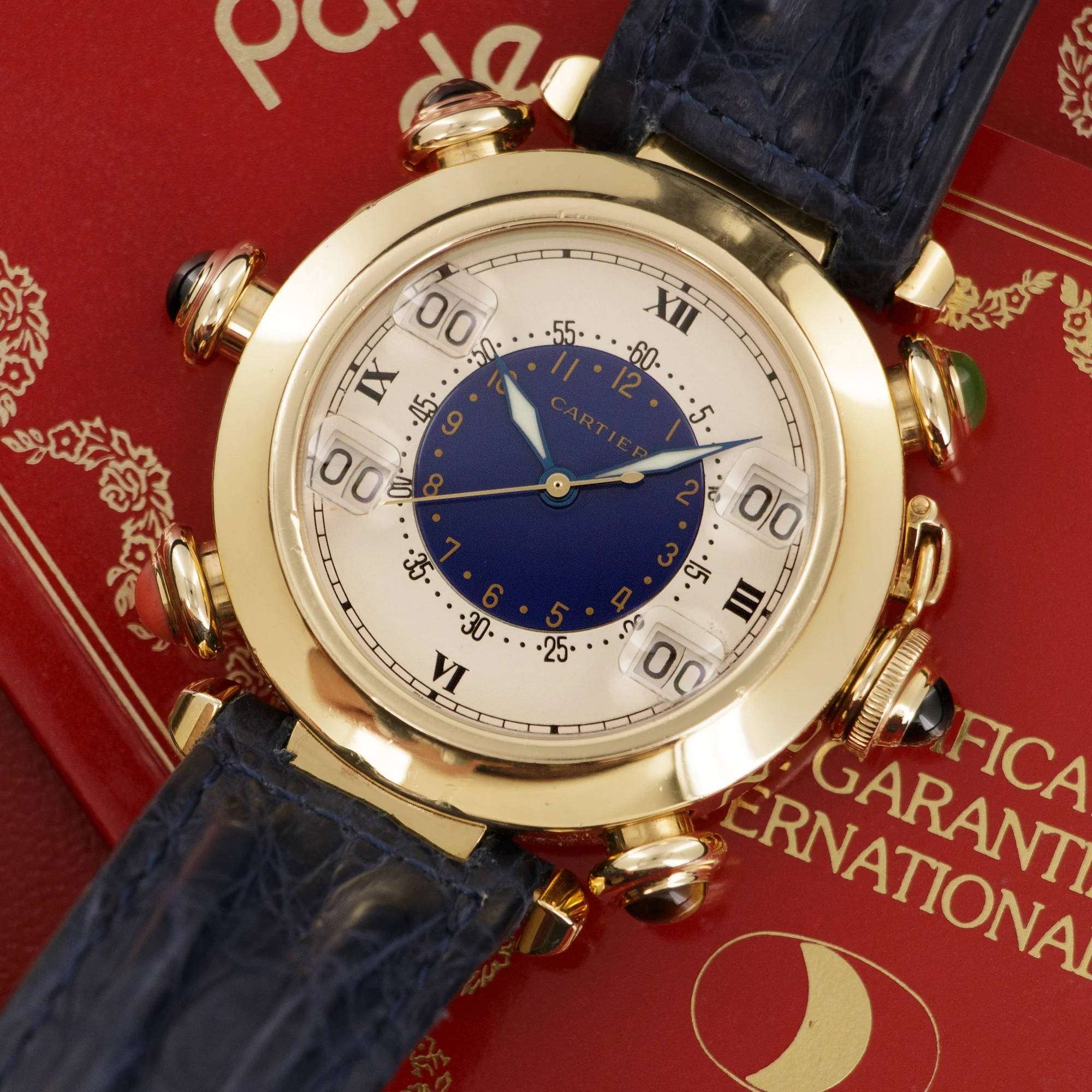 Cartier Yellow Gold Pasha Golf Automatic Watch - Image 2