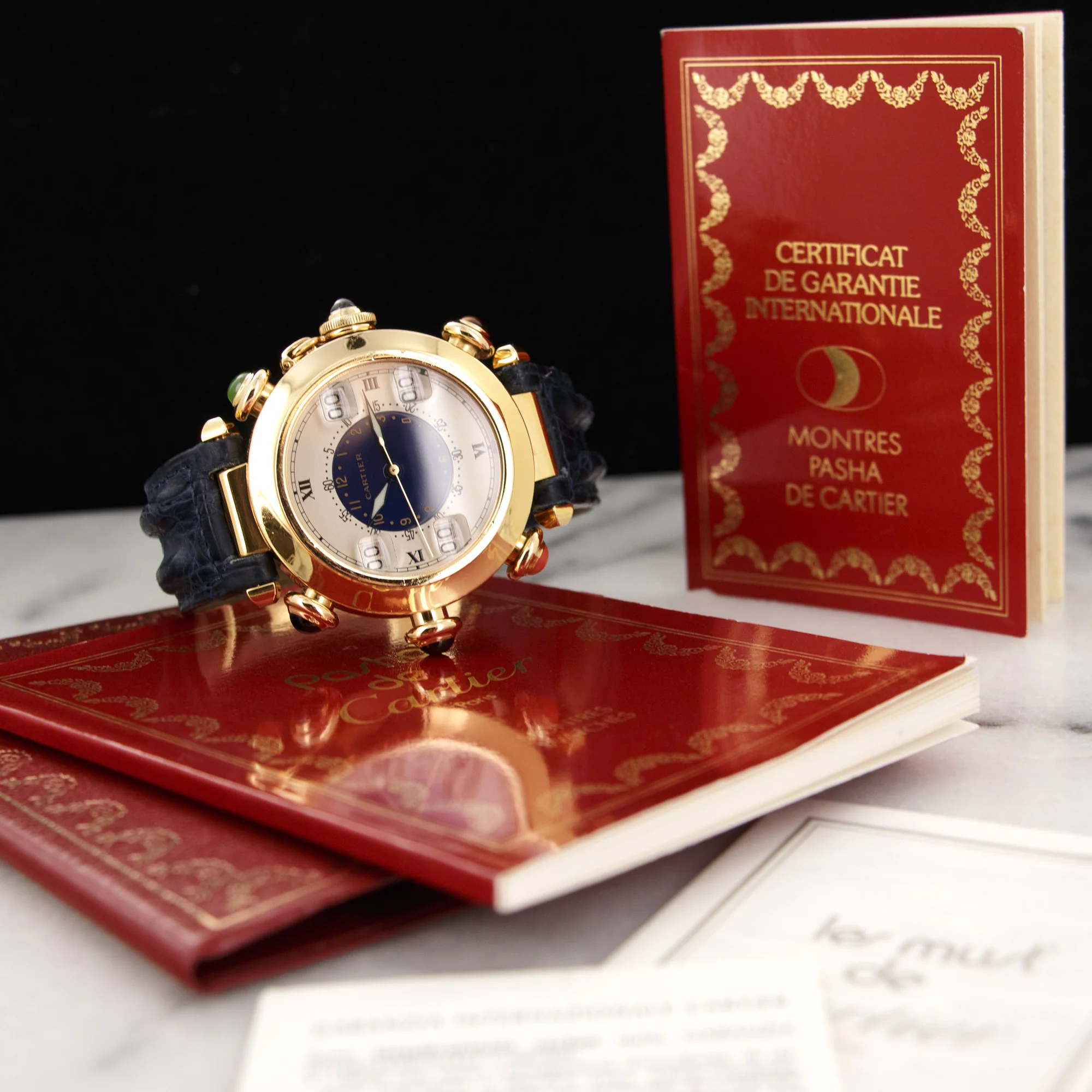 Cartier Yellow Gold Pasha Golf Automatic Watch - Image 6