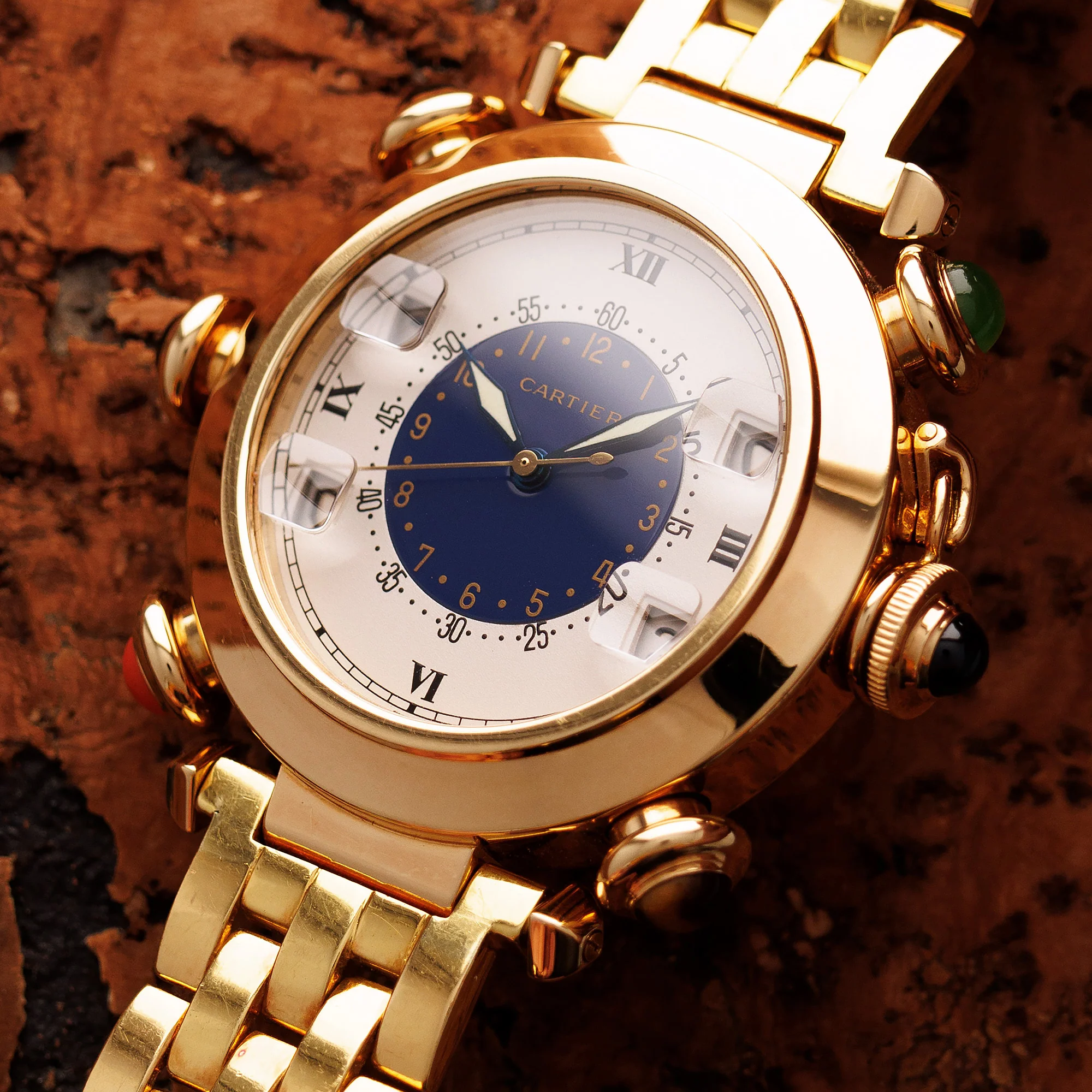 Cartier Yellow Gold Pasha Golf Ref. 0955 - Image 2