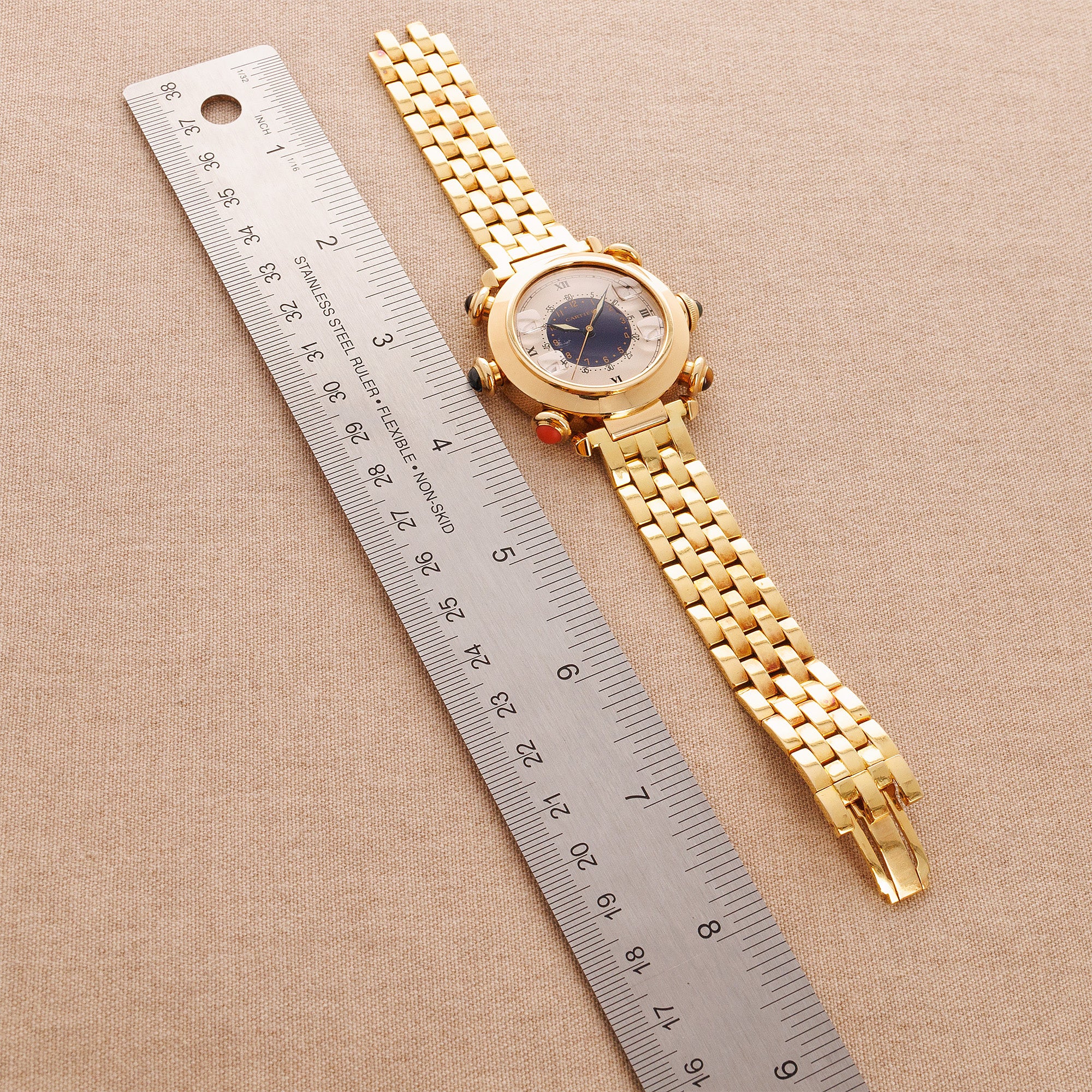 Cartier Yellow Gold Pasha Golf Ref. 0955 - Image 4