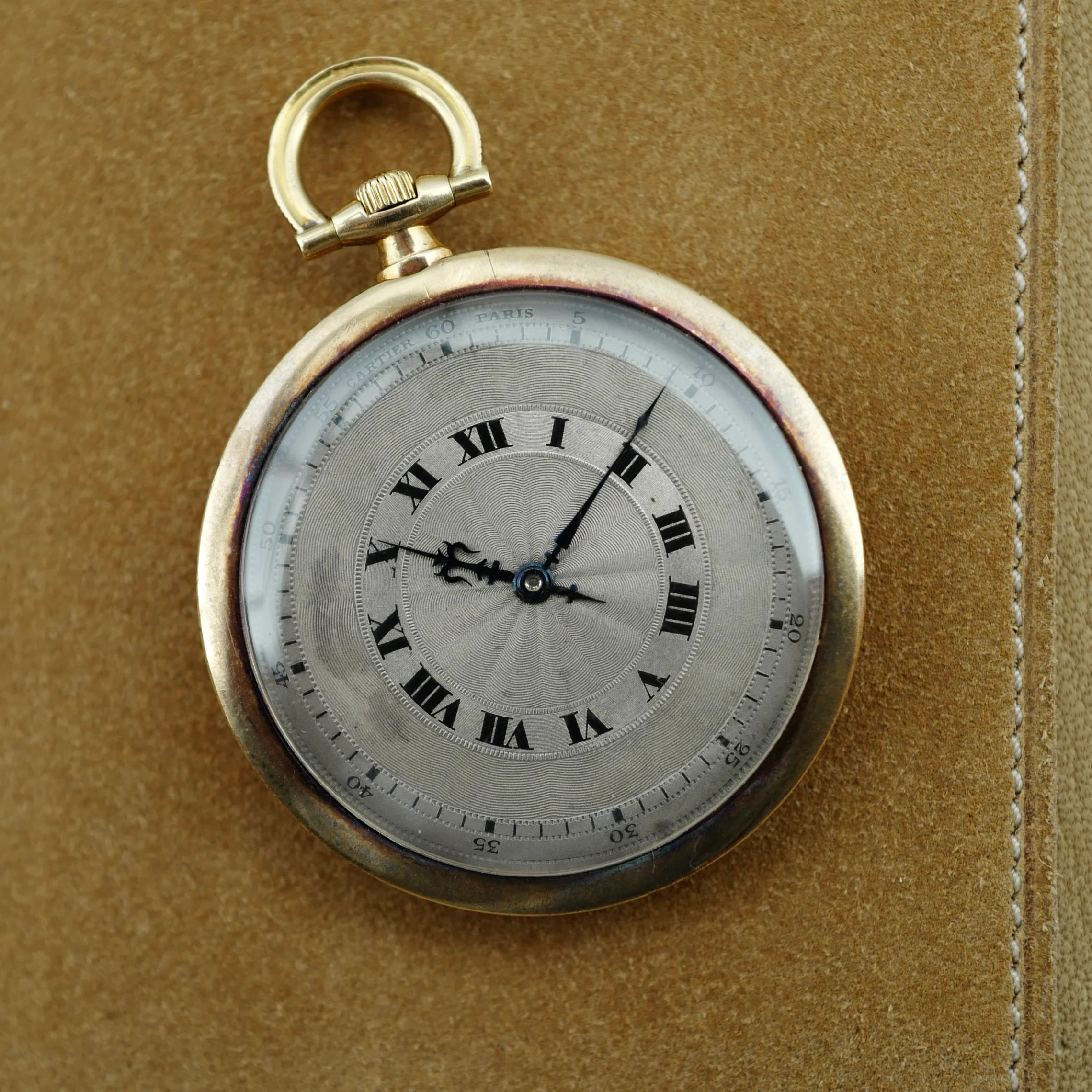 Cartier Yellow Gold Pocket Watch, 1925 - Image 3