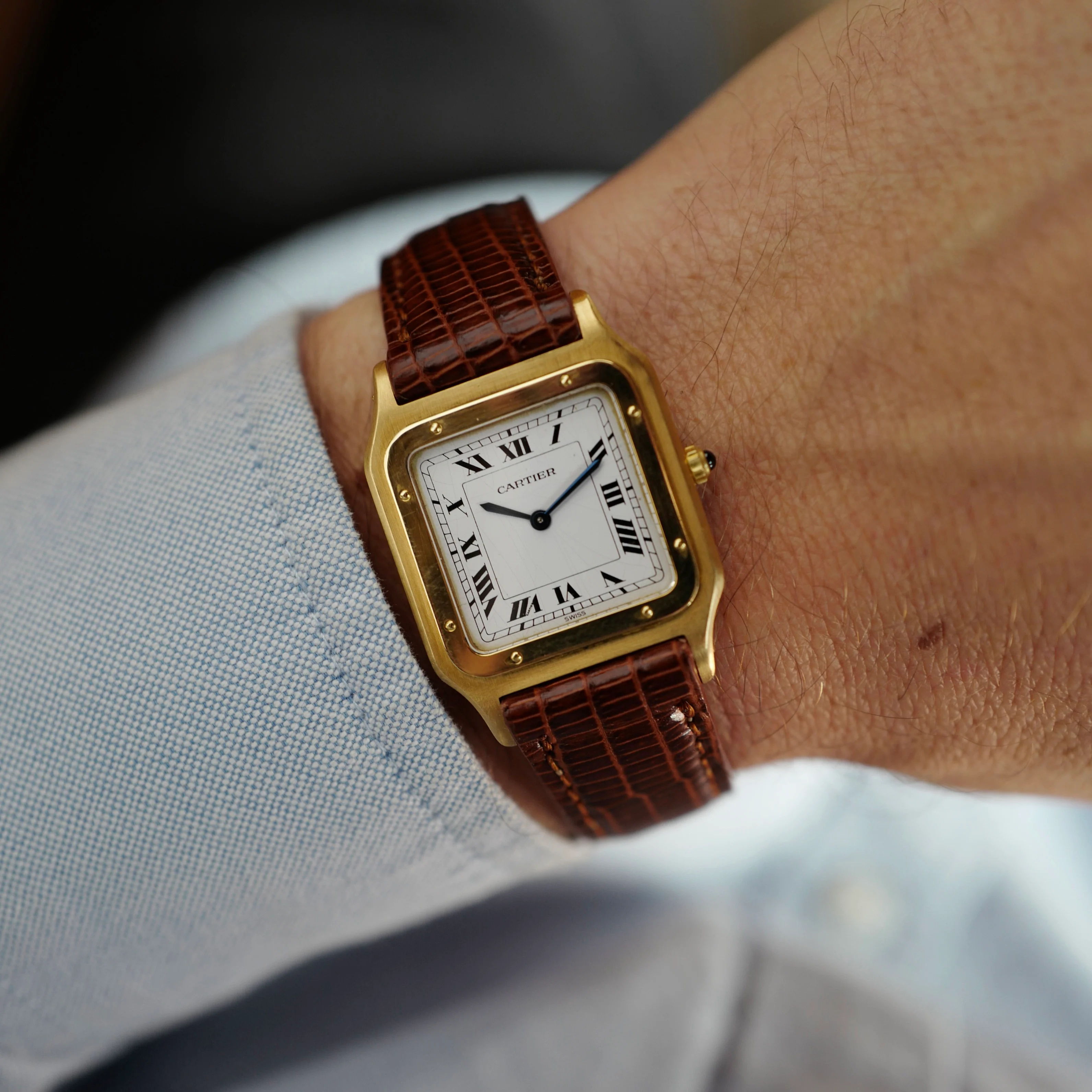 Cartier Yellow Gold Santos Dumont (NEW ARRIVAL)