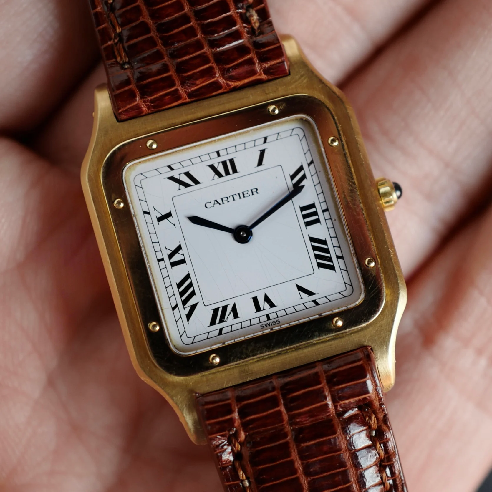 Cartier Yellow Gold Santos Dumont (NEW ARRIVAL) - Image 2