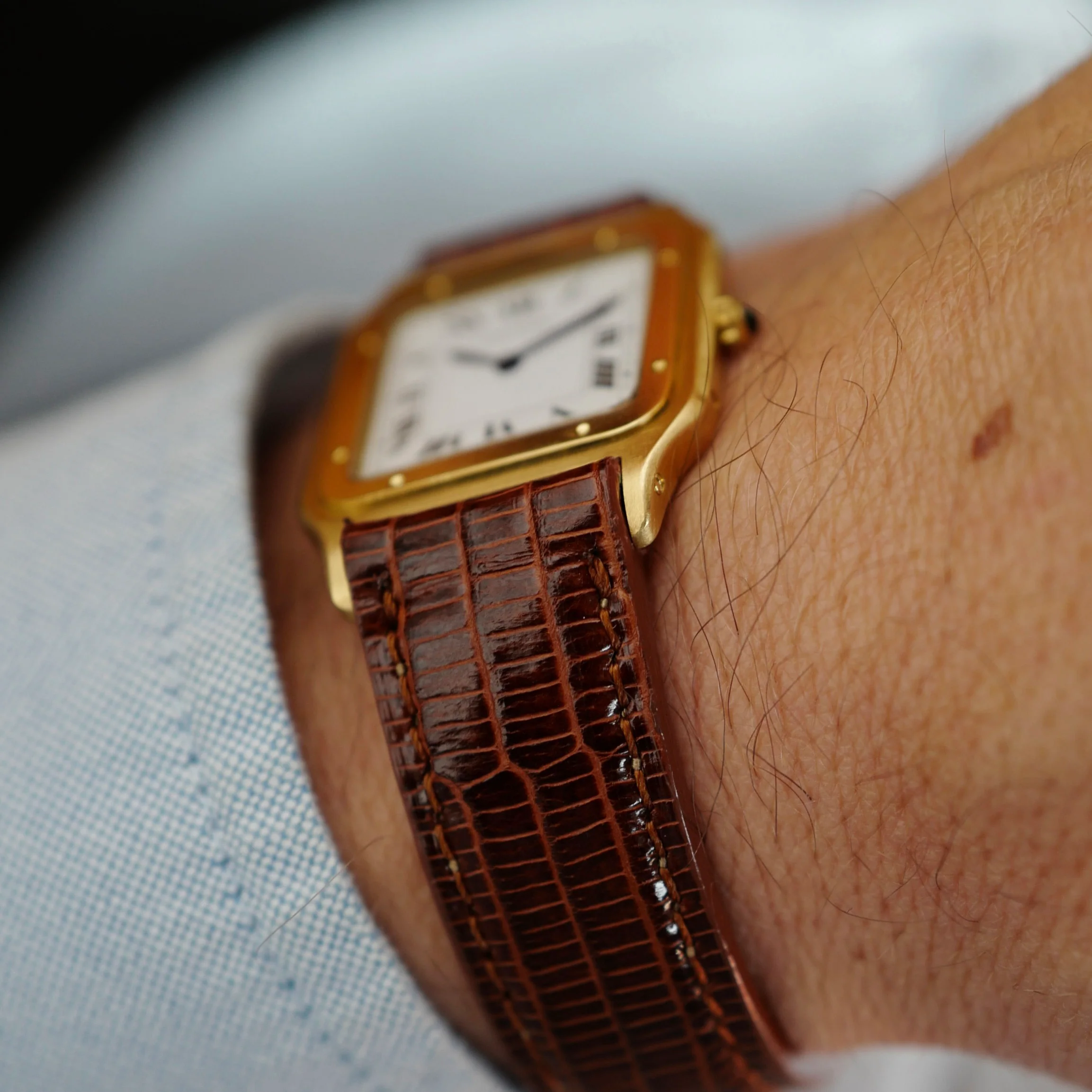 Cartier Yellow Gold Santos Dumont (NEW ARRIVAL) - Image 4