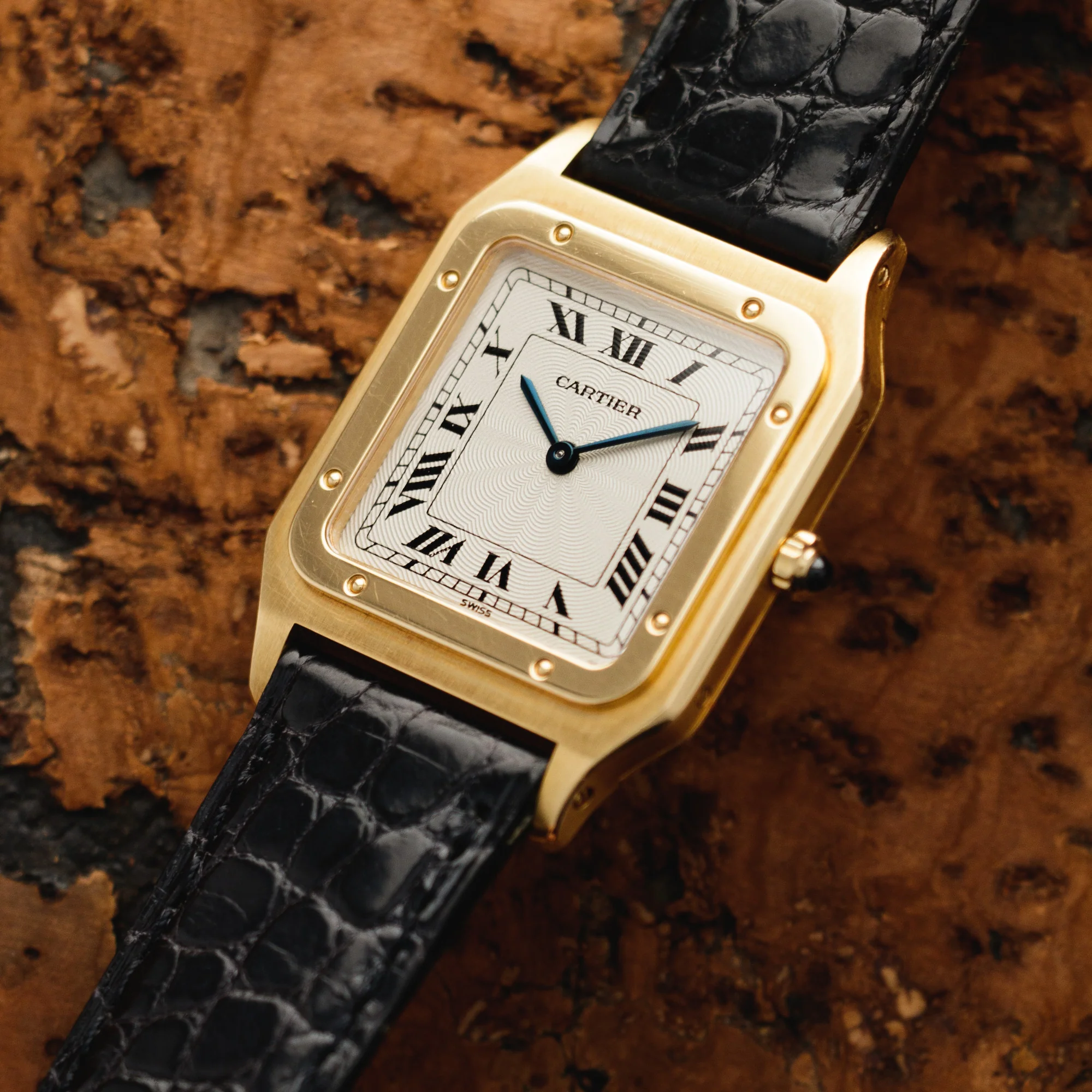 Cartier Yellow Gold Santos Dumont Ref. 1576 - Image 2