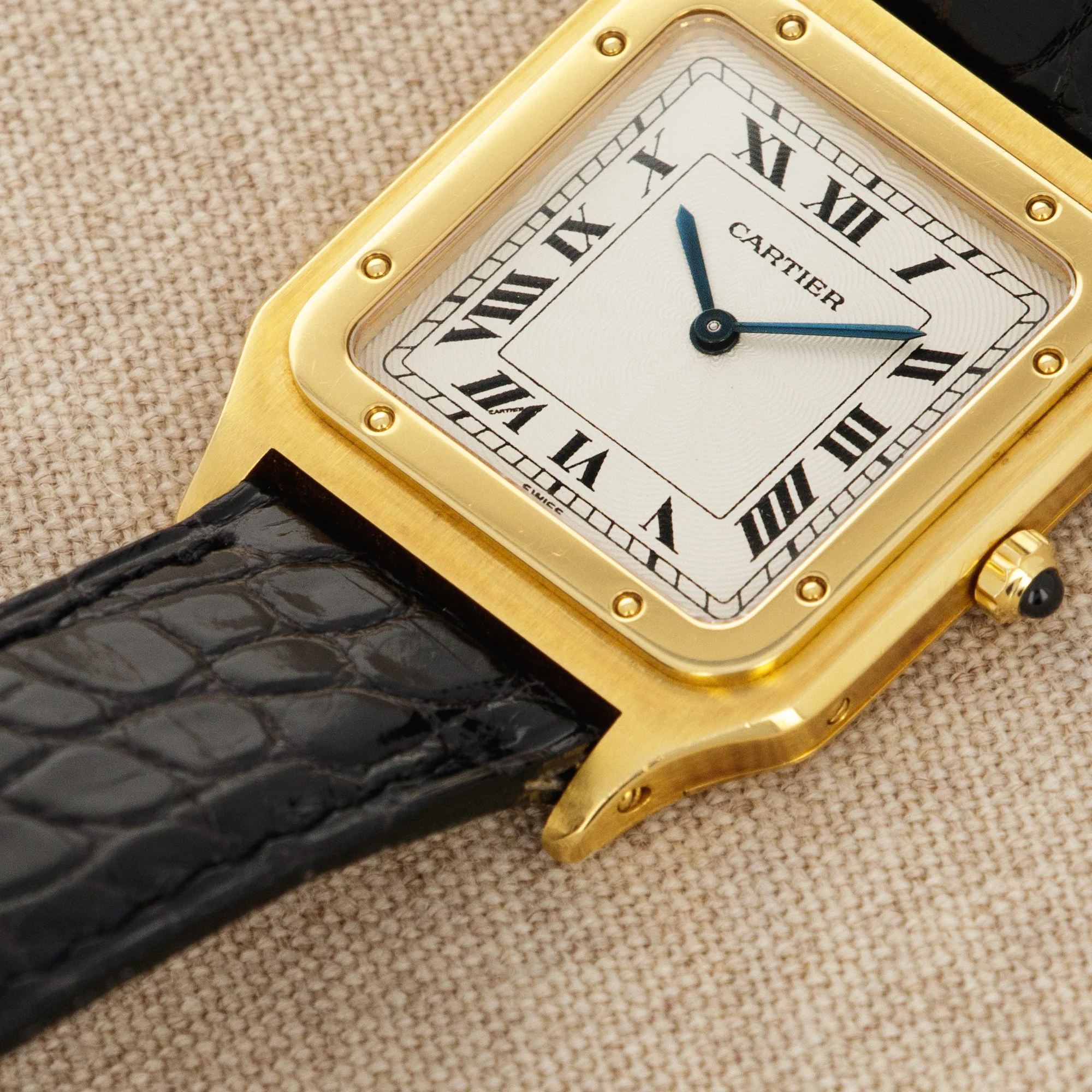 Cartier Yellow Gold Santos Dumont Ref. 1576 - Image 4