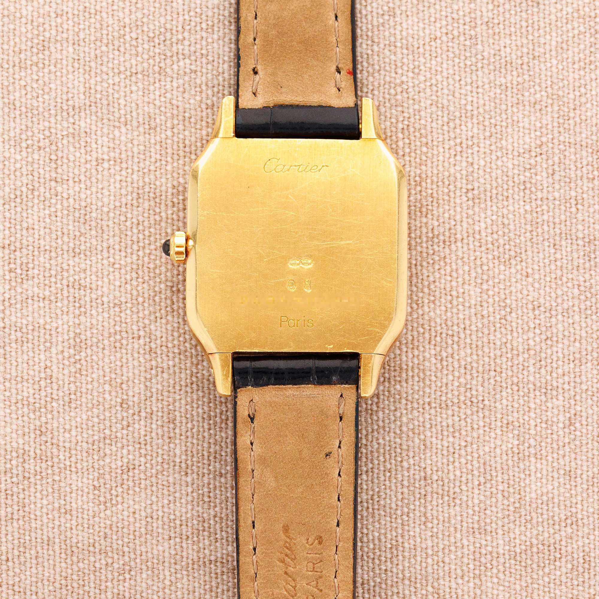 Cartier Yellow Gold Santos Dumont Ref. 96053 - Image 3