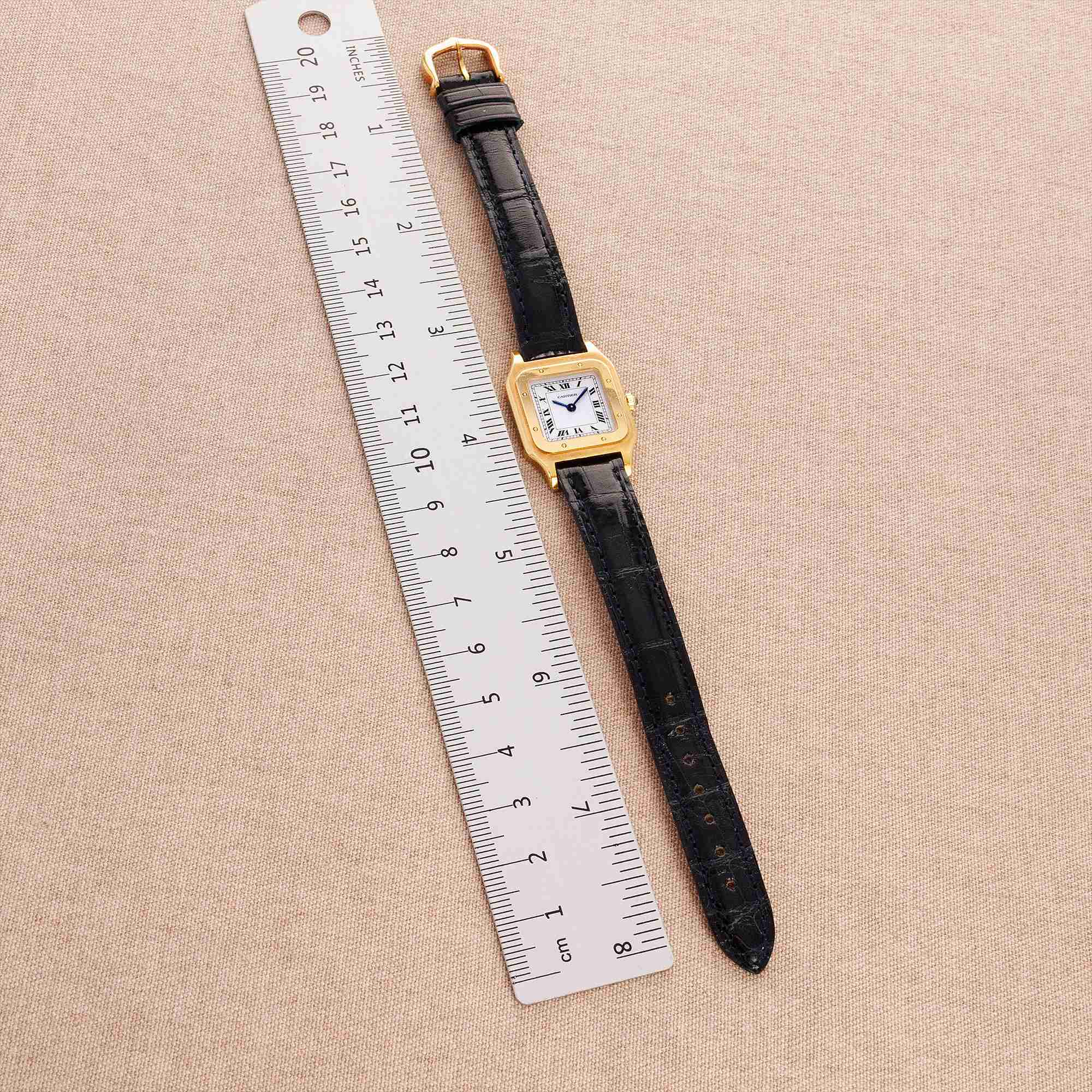 Cartier Yellow Gold Santos Dumont Ref. 96053 - Image 6