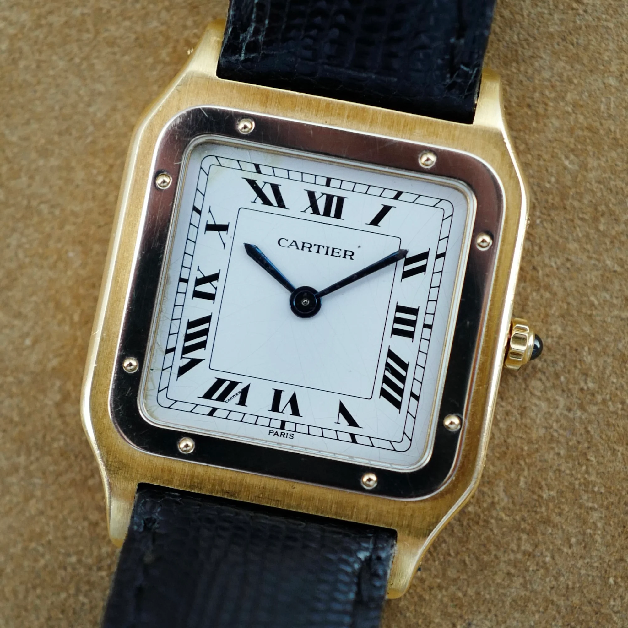 Cartier Yellow Gold Santos Dumont Ref. 96061 - Image 3