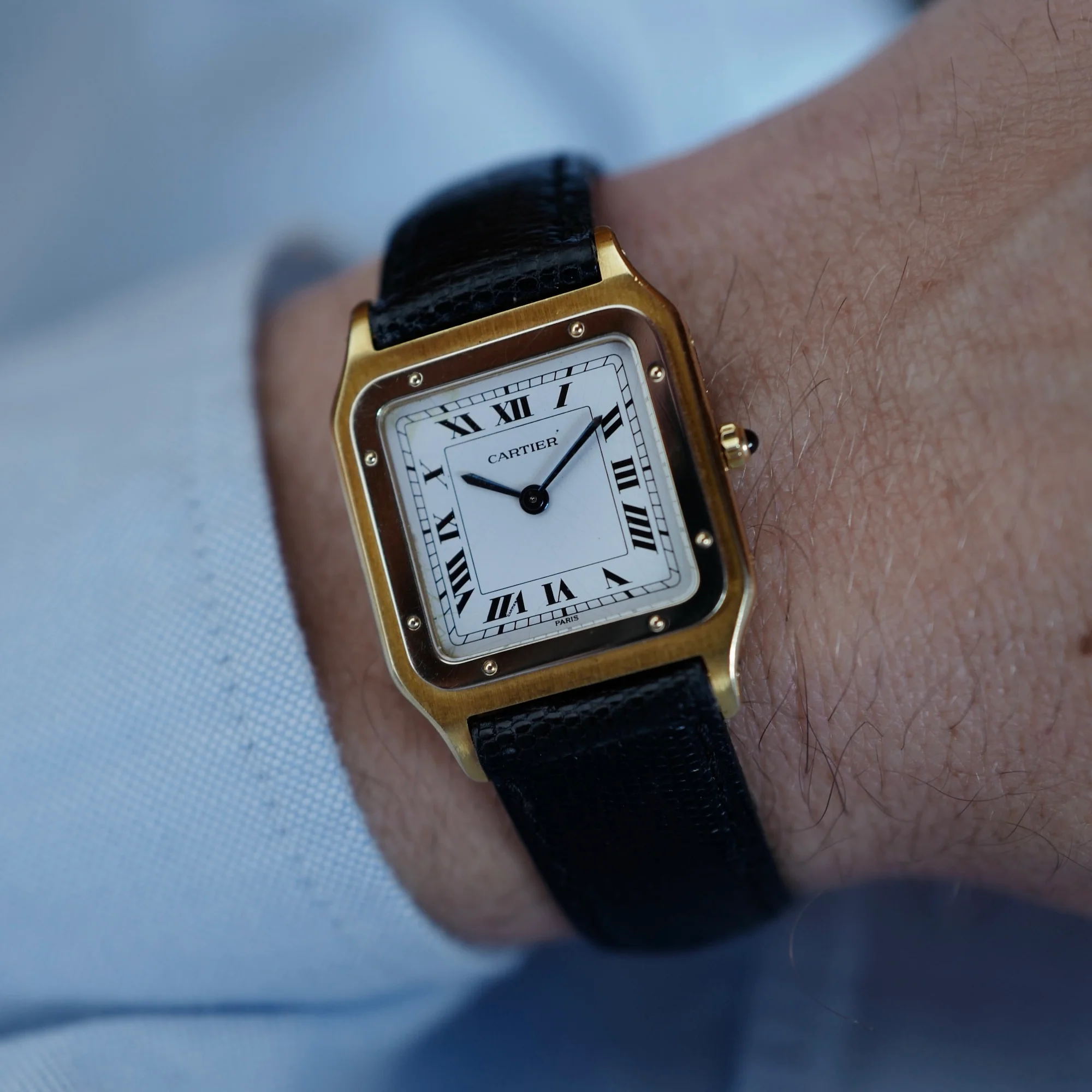 Cartier Yellow Gold Santos Dumont Ref. 96061 - Image 4