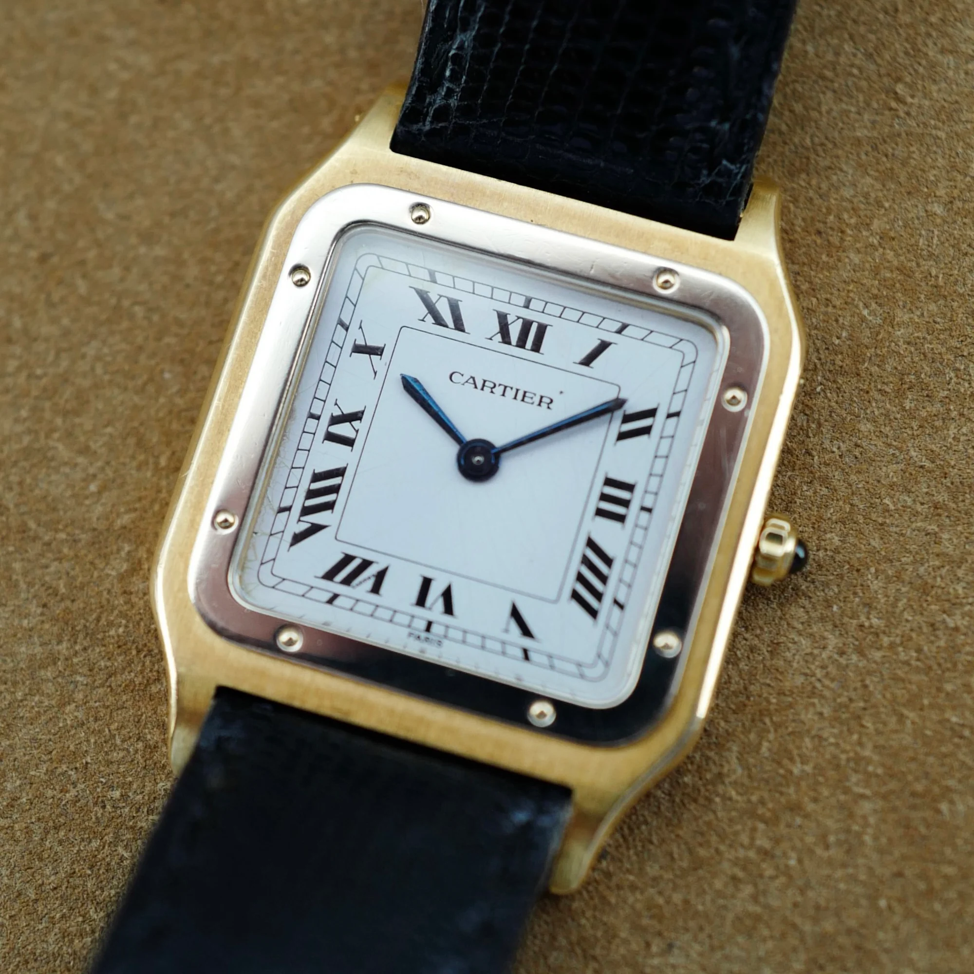 Cartier Yellow Gold Santos Dumont Ref. 96061 - Image 5