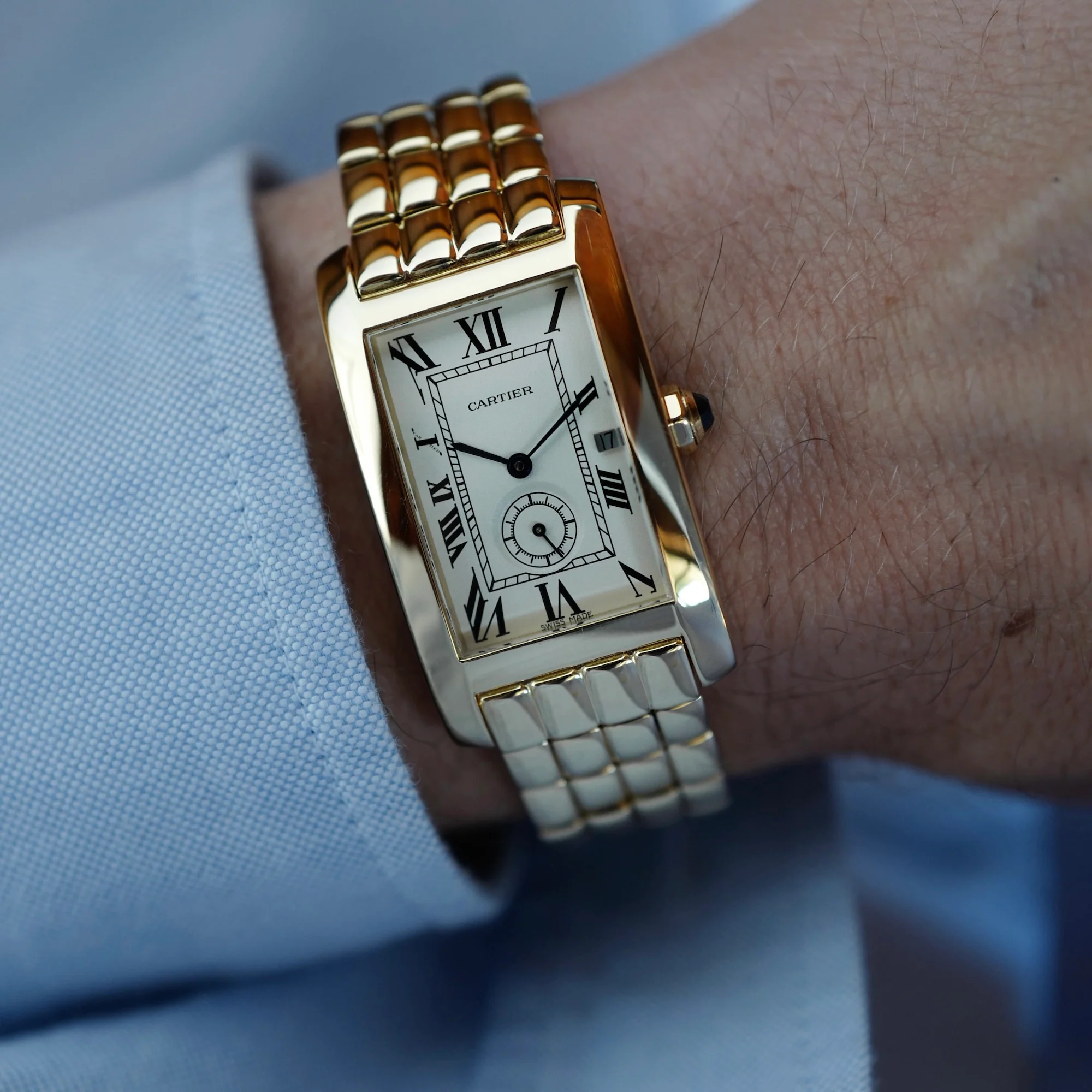 Cartier Yellow Gold Tank Americaine Ref. W26001C9 - Image 3