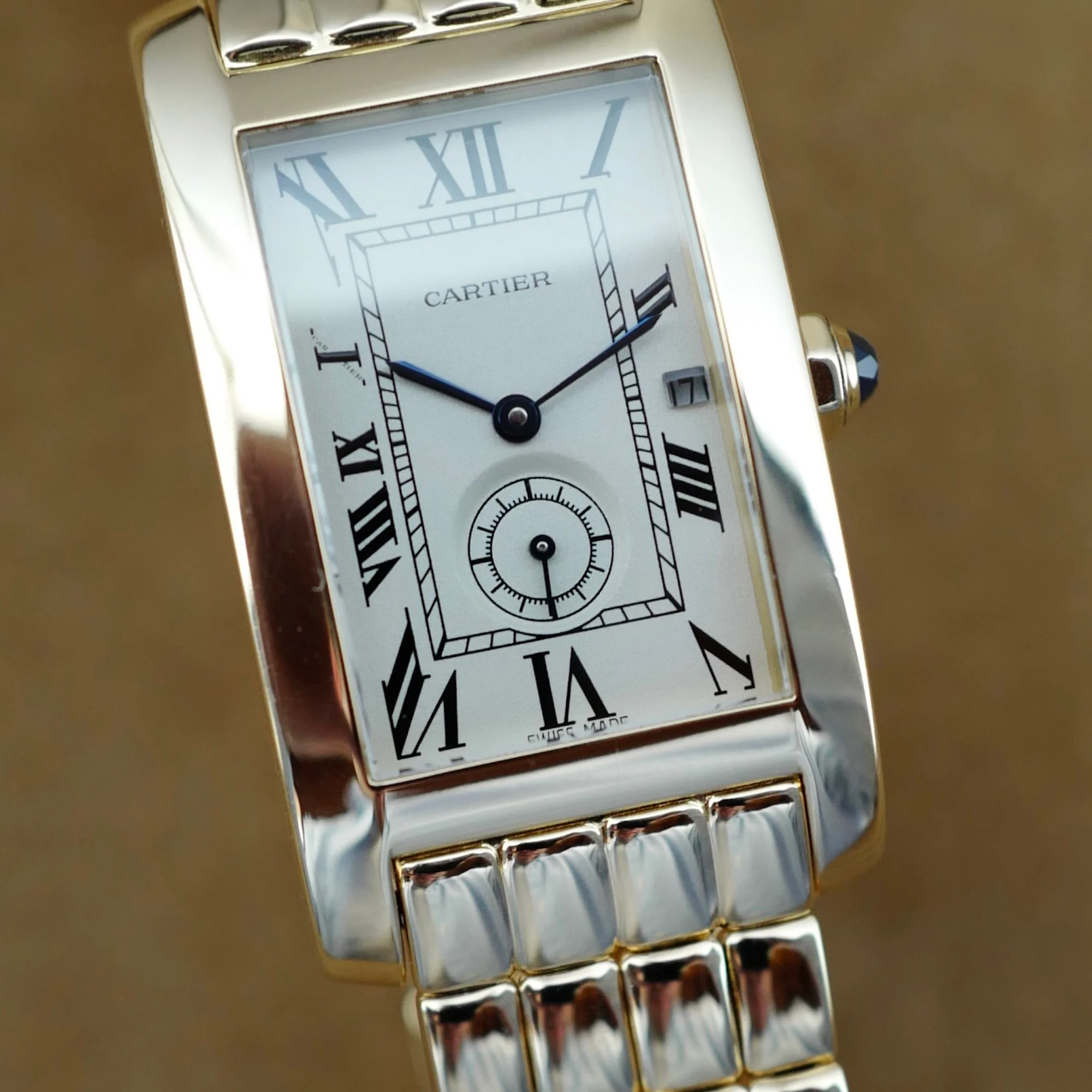 Cartier Yellow Gold Tank Americaine Ref. W26001C9 - Image 4