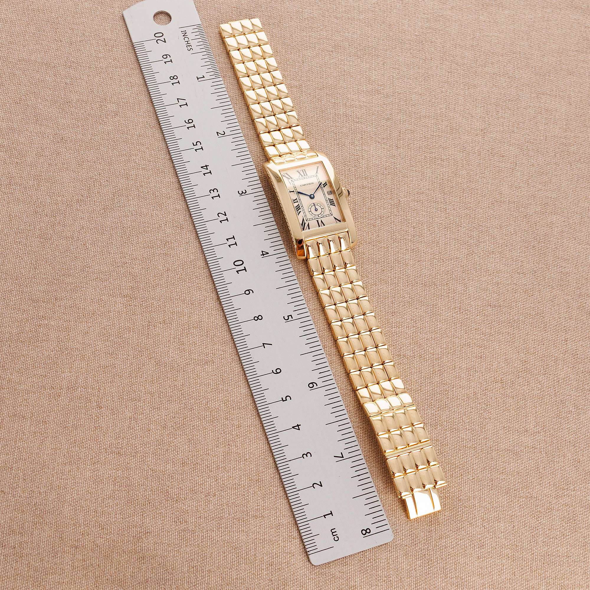 Cartier Yellow Gold Tank Americaine Ref. W26001C9 - Image 9