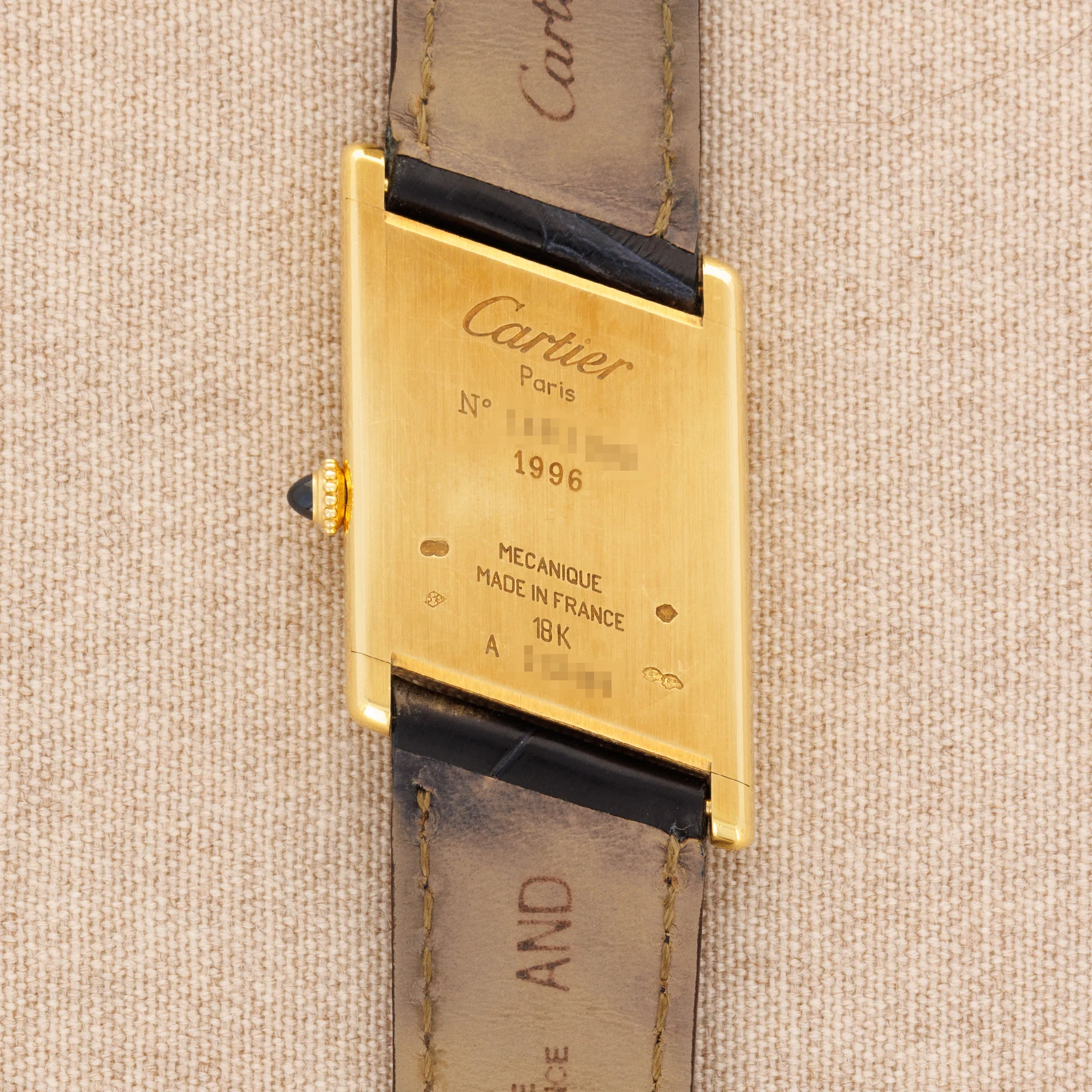 Cartier Yellow Gold Tank Asymetrique - Image 5