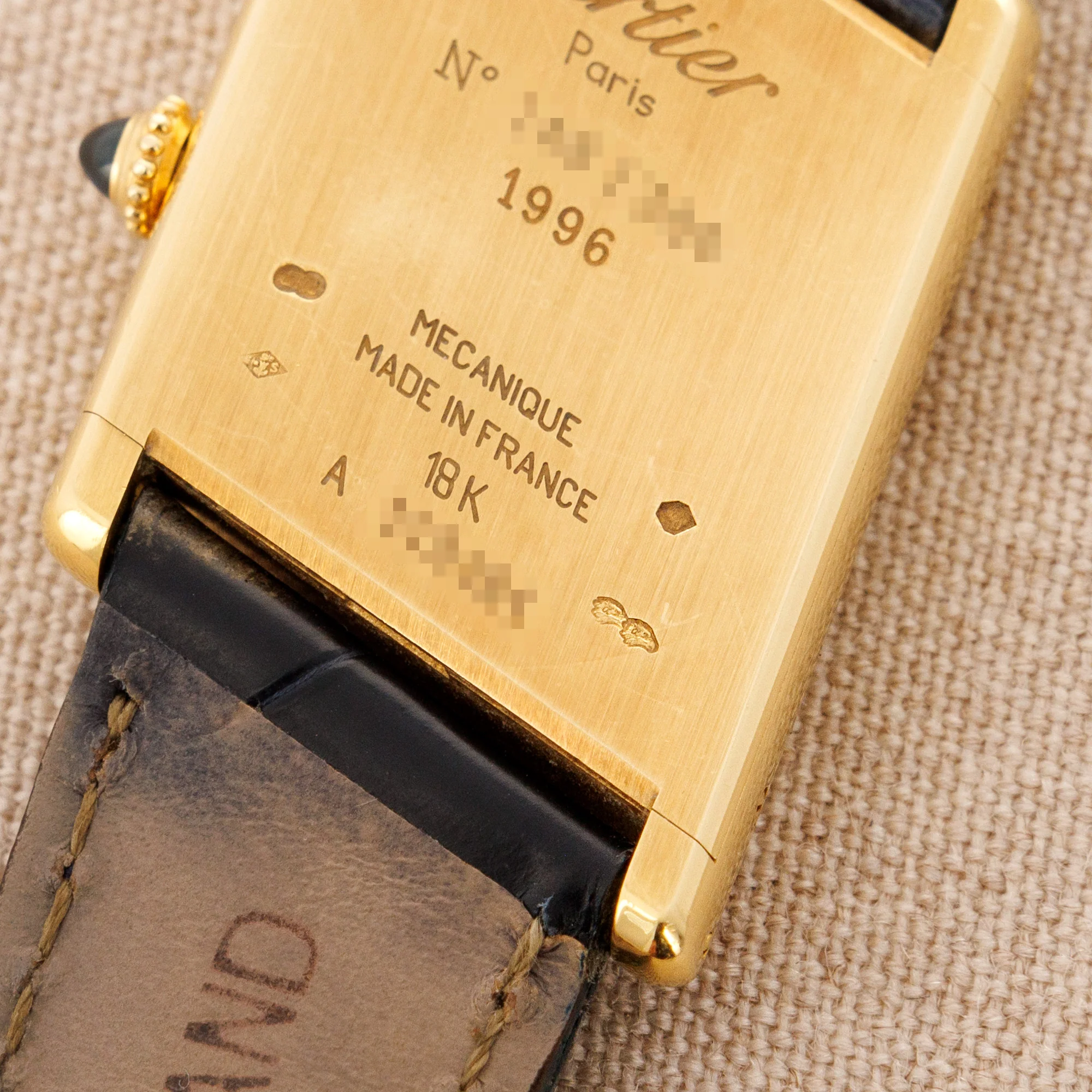 Cartier Yellow Gold Tank Asymetrique - Image 8