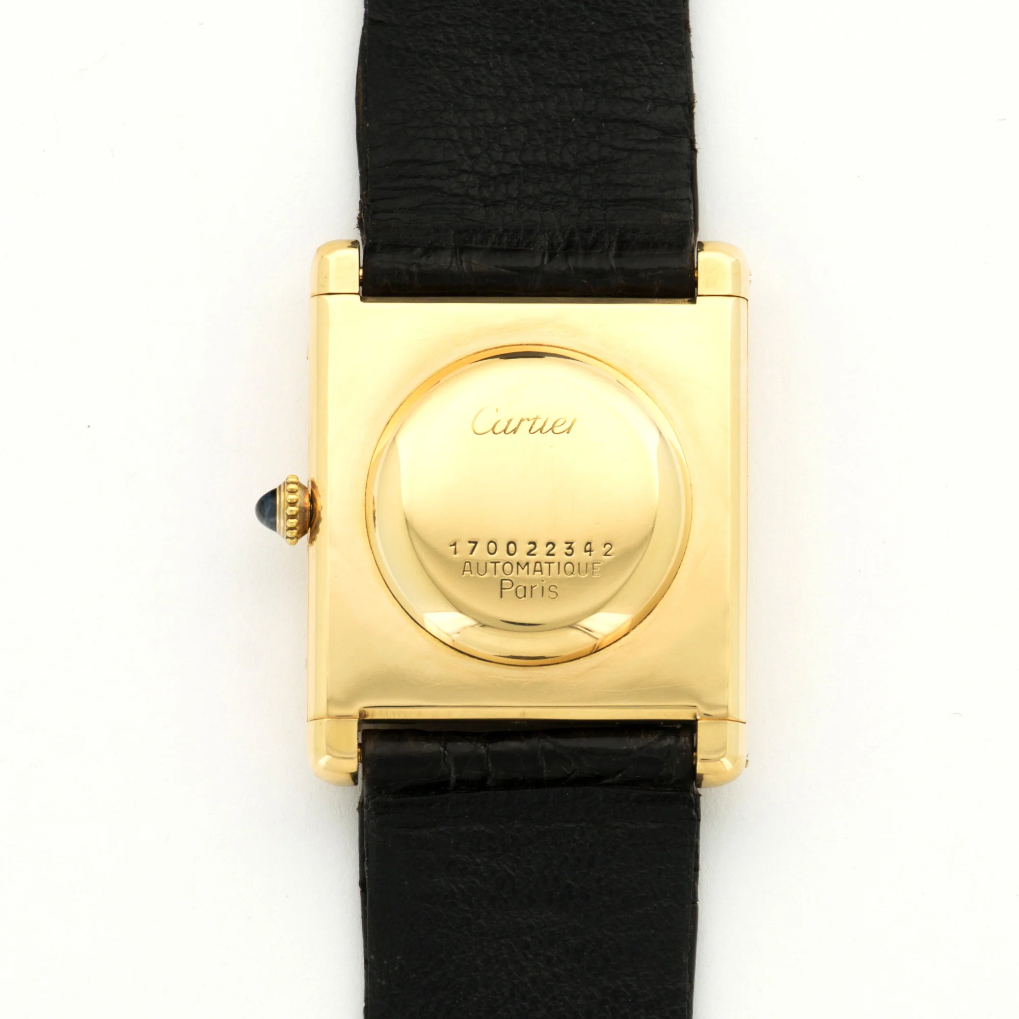 Cartier Yellow Gold Tank Automatic Watch - Image 4